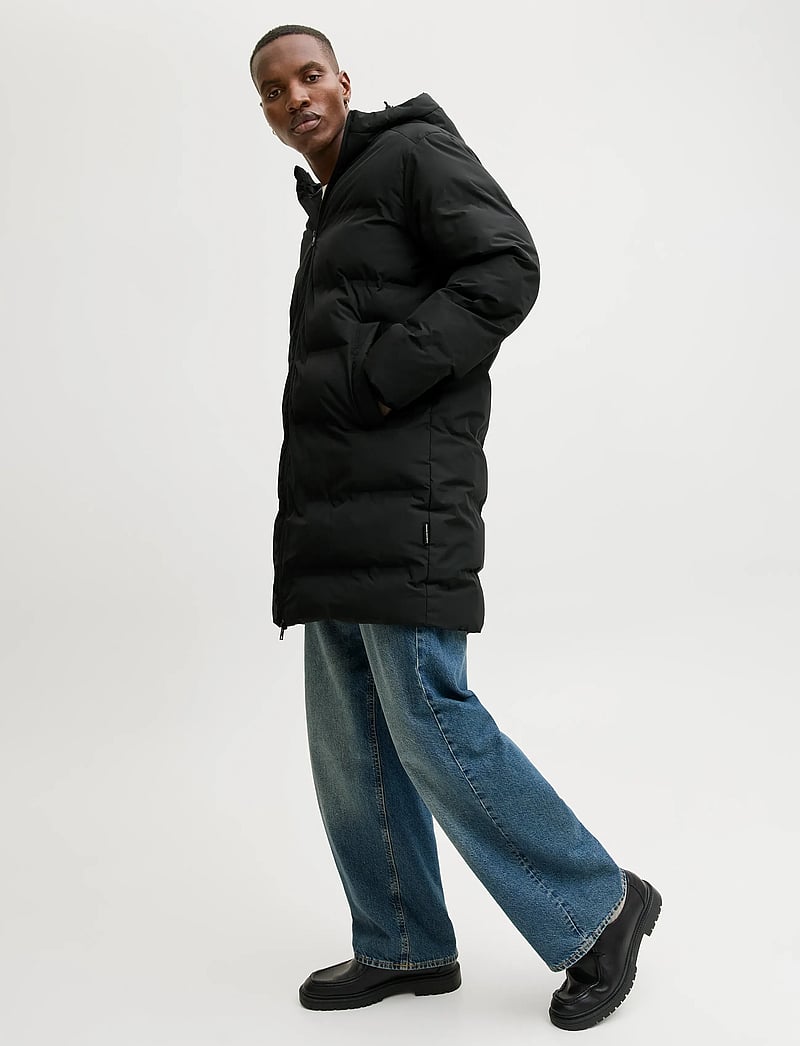 Jack & Jones - JJESOHO LONG PUFFER LN - dunjakker - black - 5