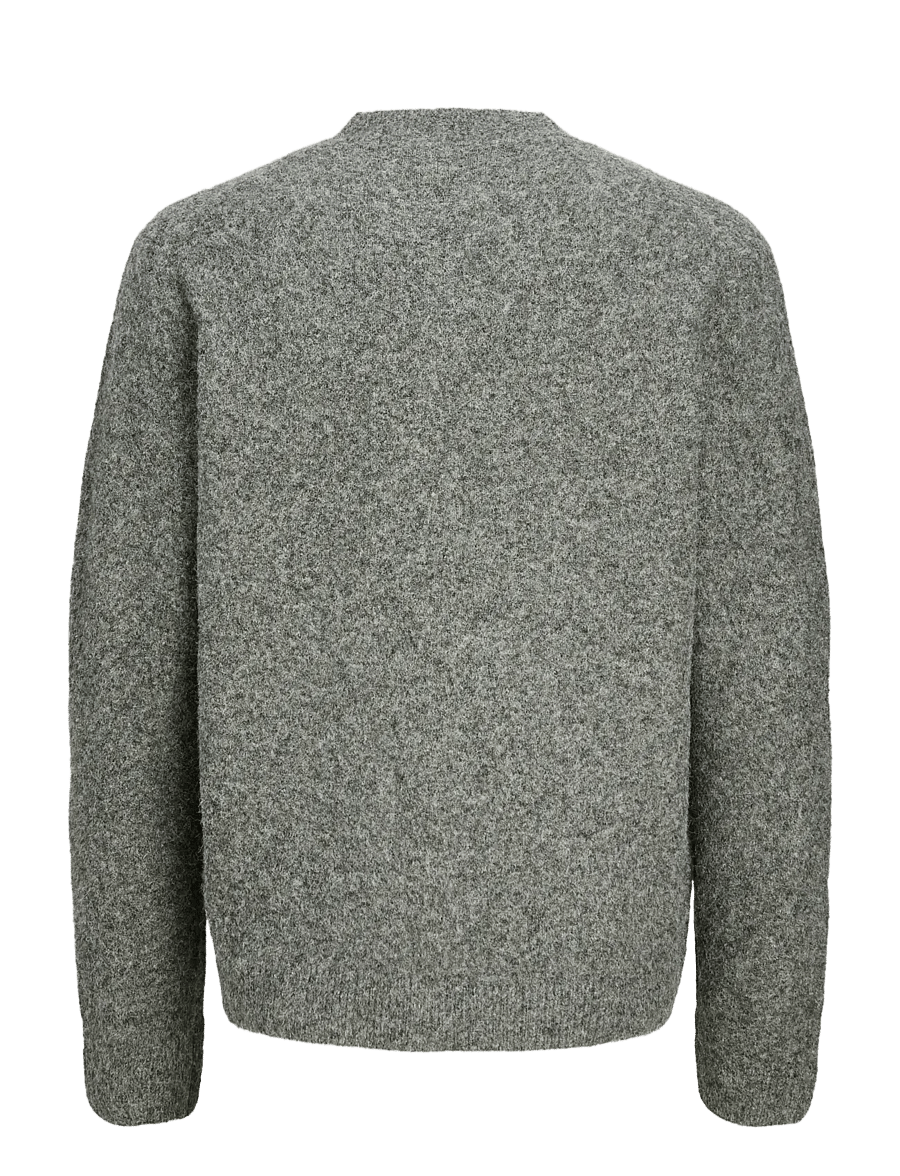 Jack & Jones - JPRBLASIMON SOUFFLE KNIT CARDIGAN - cardigans - medium grey melange - 1