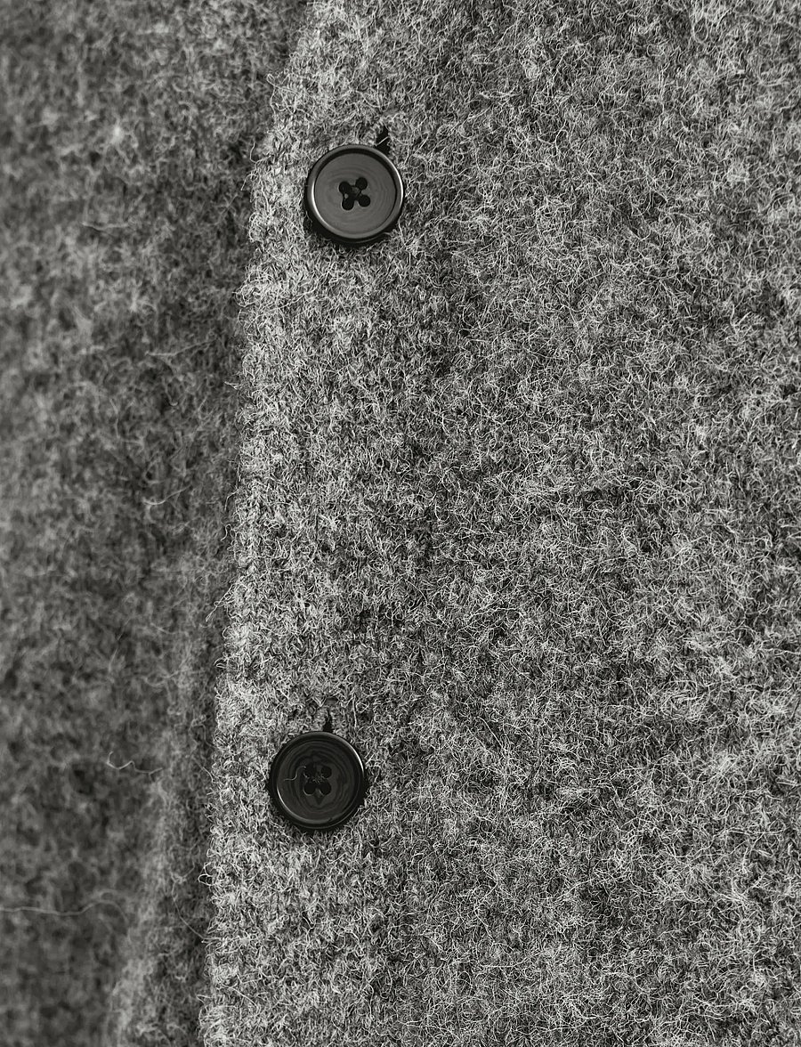 Jack & Jones - JPRBLASIMON SOUFFLE KNIT CARDIGAN - cardigans - medium grey melange - 4