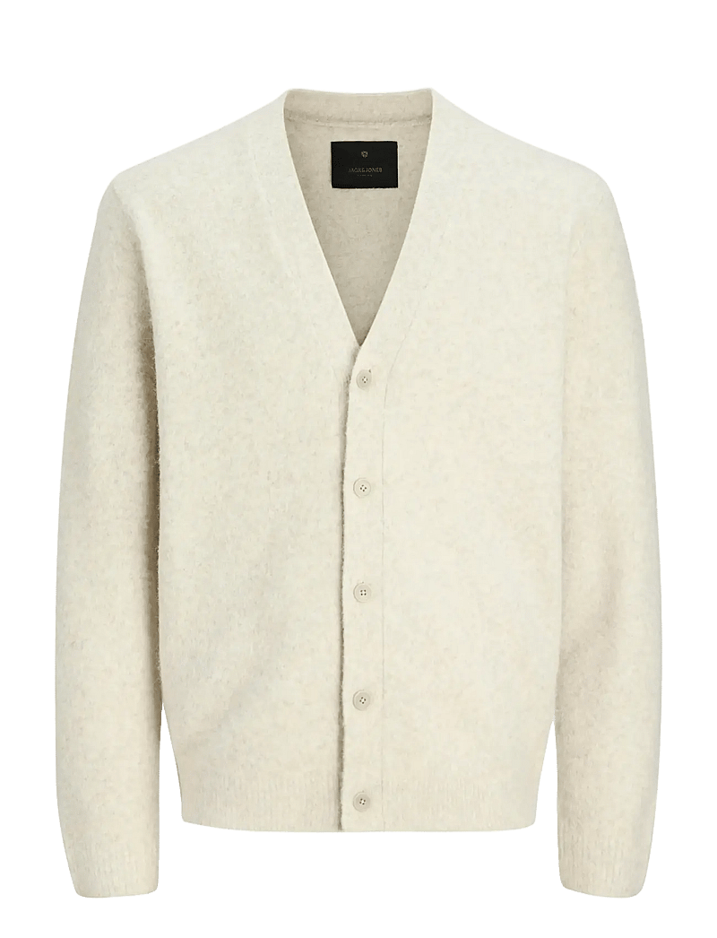 Jack & Jones - JPRBLASIMON SOUFFLE KNIT CARDIGAN - cardigans - silver lining - 1