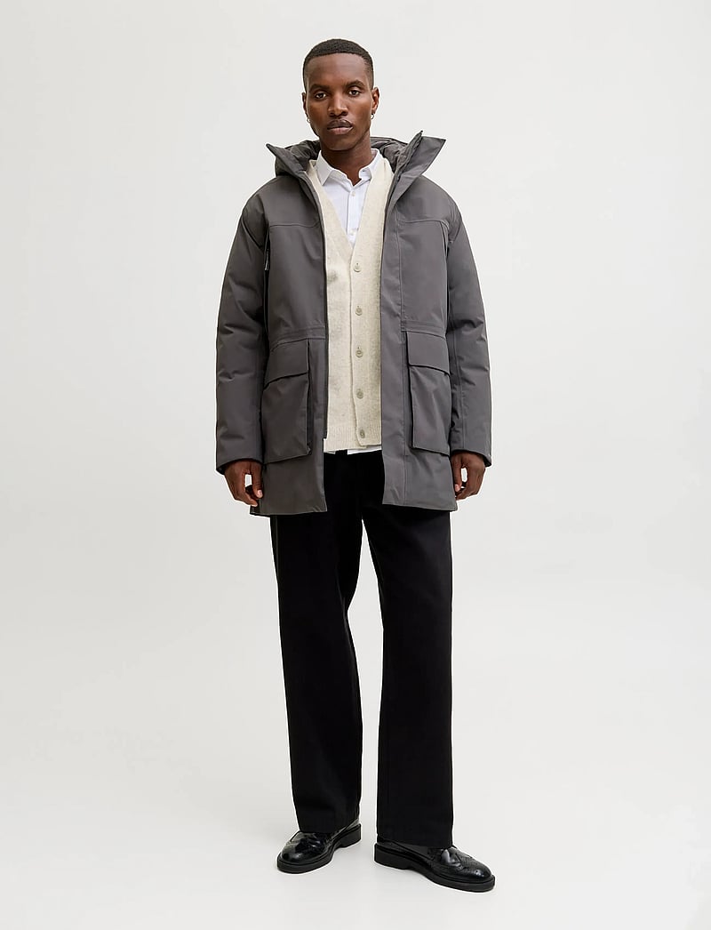 Jack & Jones - JPRBLASIMON SOUFFLE KNIT CARDIGAN - cardigans - silver lining - 4