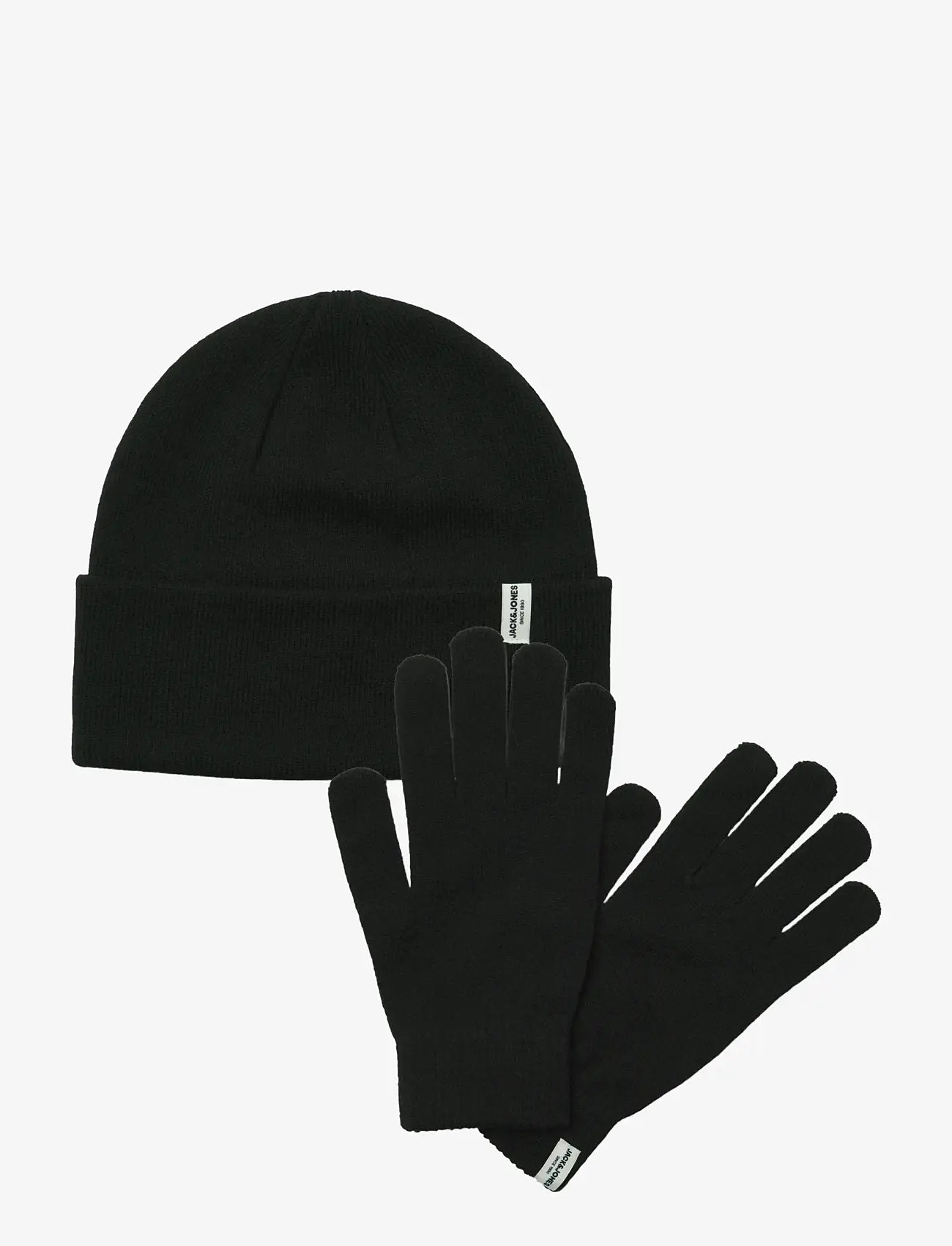 Jack & Jones - JACCOOPER BEANIE AND GLOVES GIFTBOX - kollektsioonid - black - 1