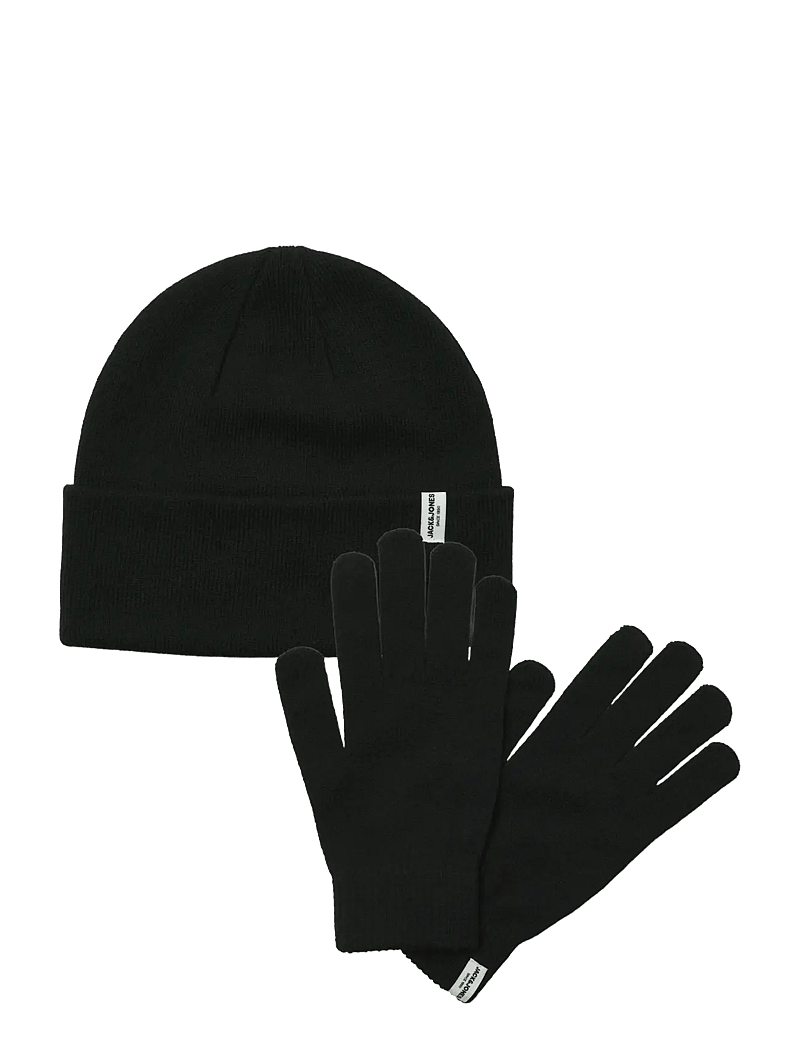 Jack & Jones - JACCOOPER BEANIE AND GLOVES GIFTBOX - kollektsioonid - black - 1
