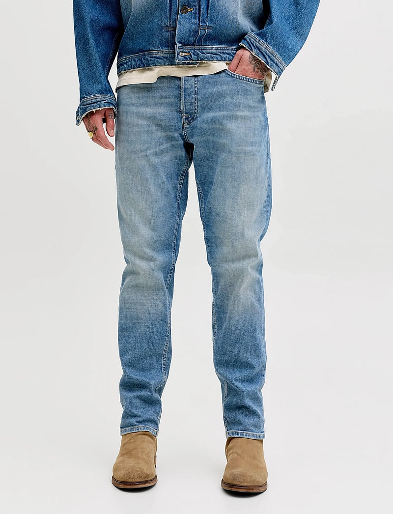 Jack & Jones - JJIMIKE JJORGINAL JOS 511 NOOS - kitsad teksad - blue denim - 0