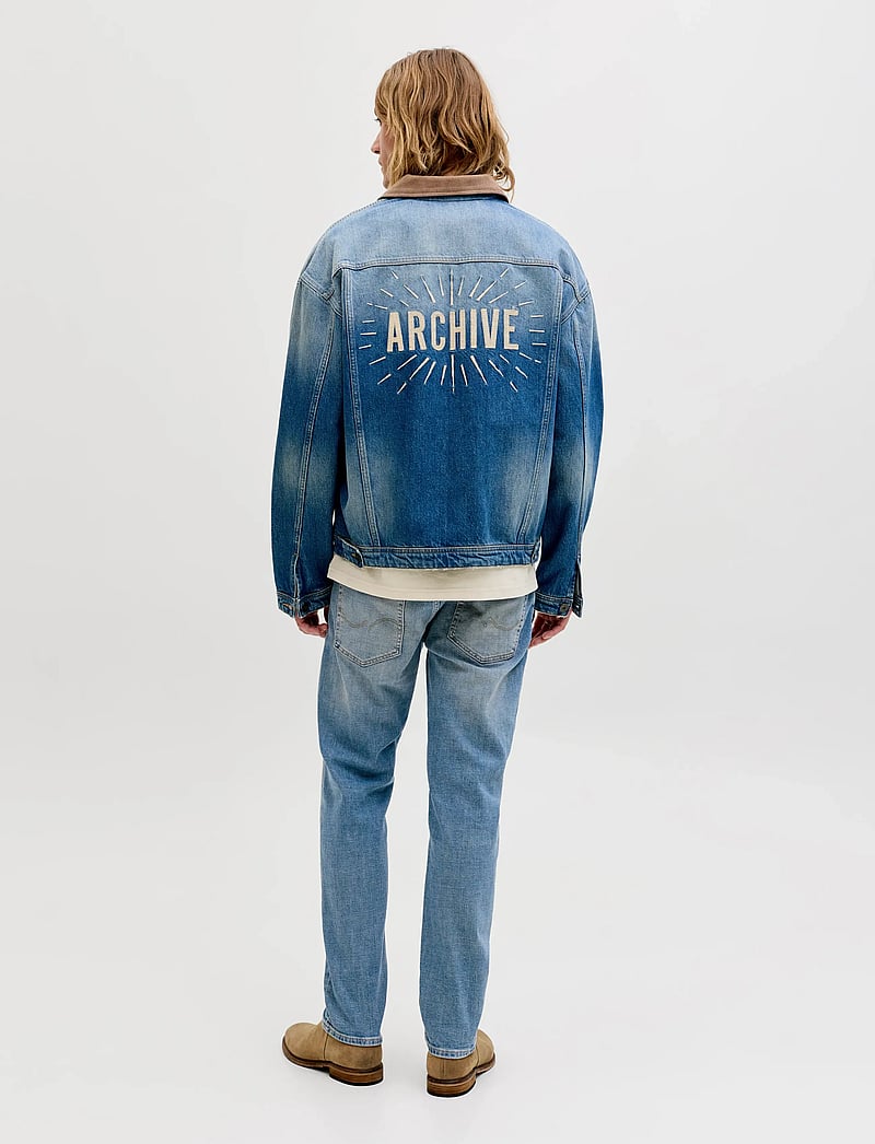 Jack & Jones - JJIMIKE JJORGINAL JOS 511 NOOS - kitsad teksad - blue denim - 3