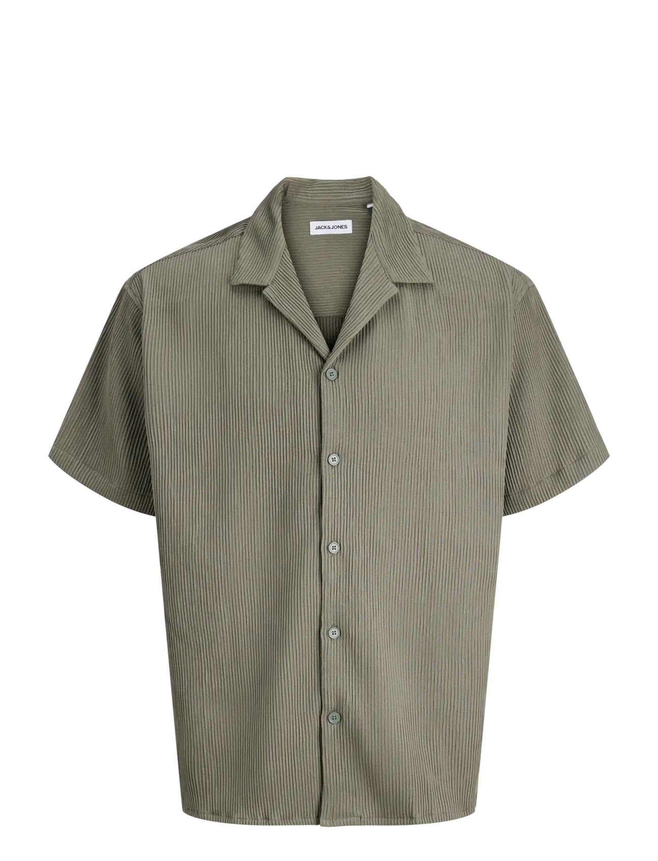 Jack & Jones JJEHARRISON RESORT SHIRT SS SN - Jack & Jones - DUSTY OLIVE / khaki/green