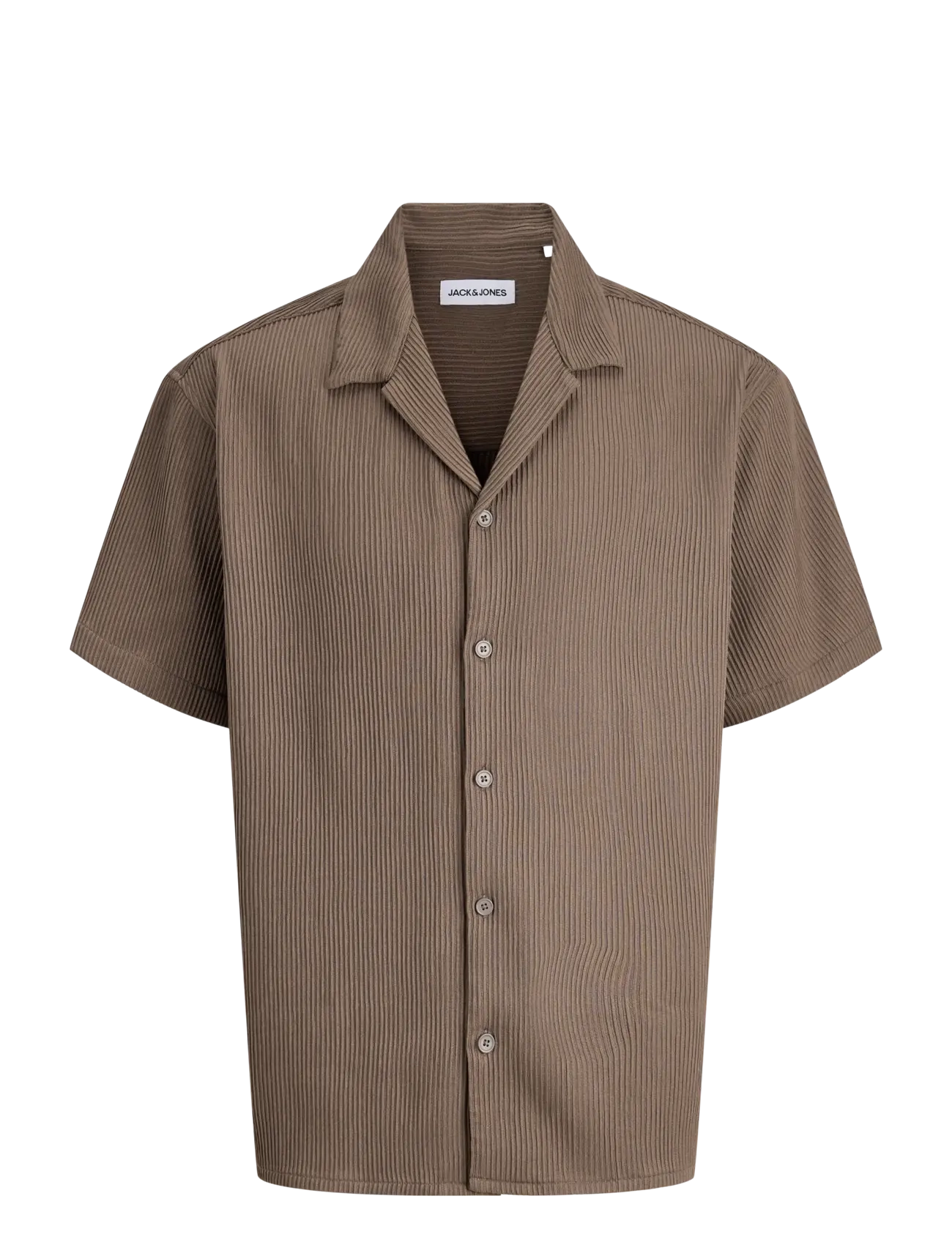Jack & Jones JJEHARRISON RESORT SHIRT SS SN - Jack & Jones - FALCON / beige