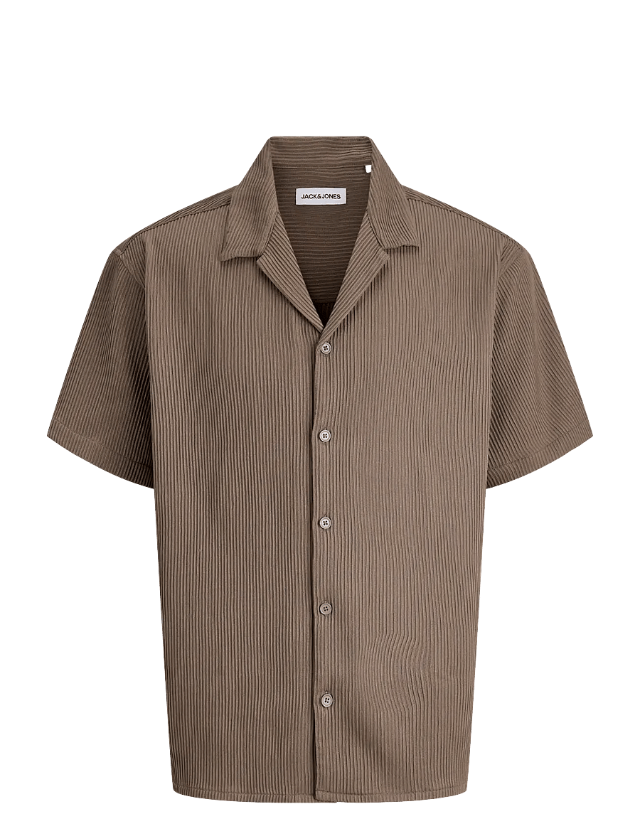 Jack & Jones - JJEHARRISON RESORT SHIRT SS SN - lühikeste varrukatega särgid - falcon - 1