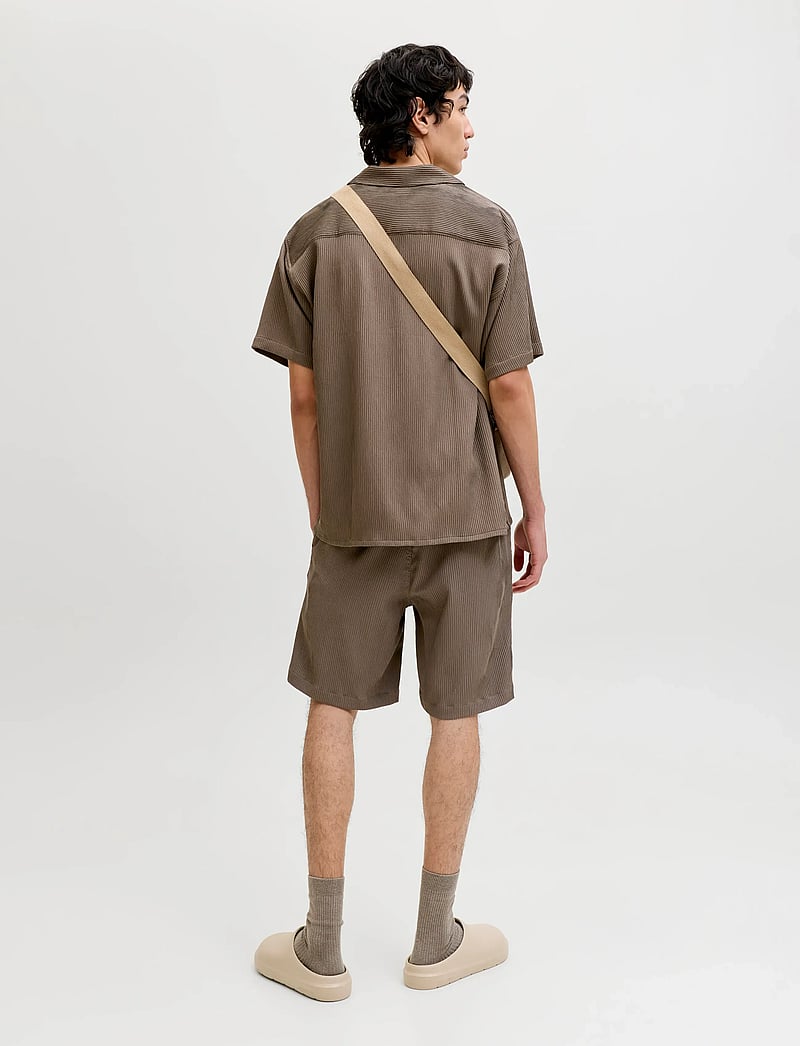 Jack & Jones - JJEHARRISON RESORT SHIRT SS SN - kortärmade skjortor - falcon - 2