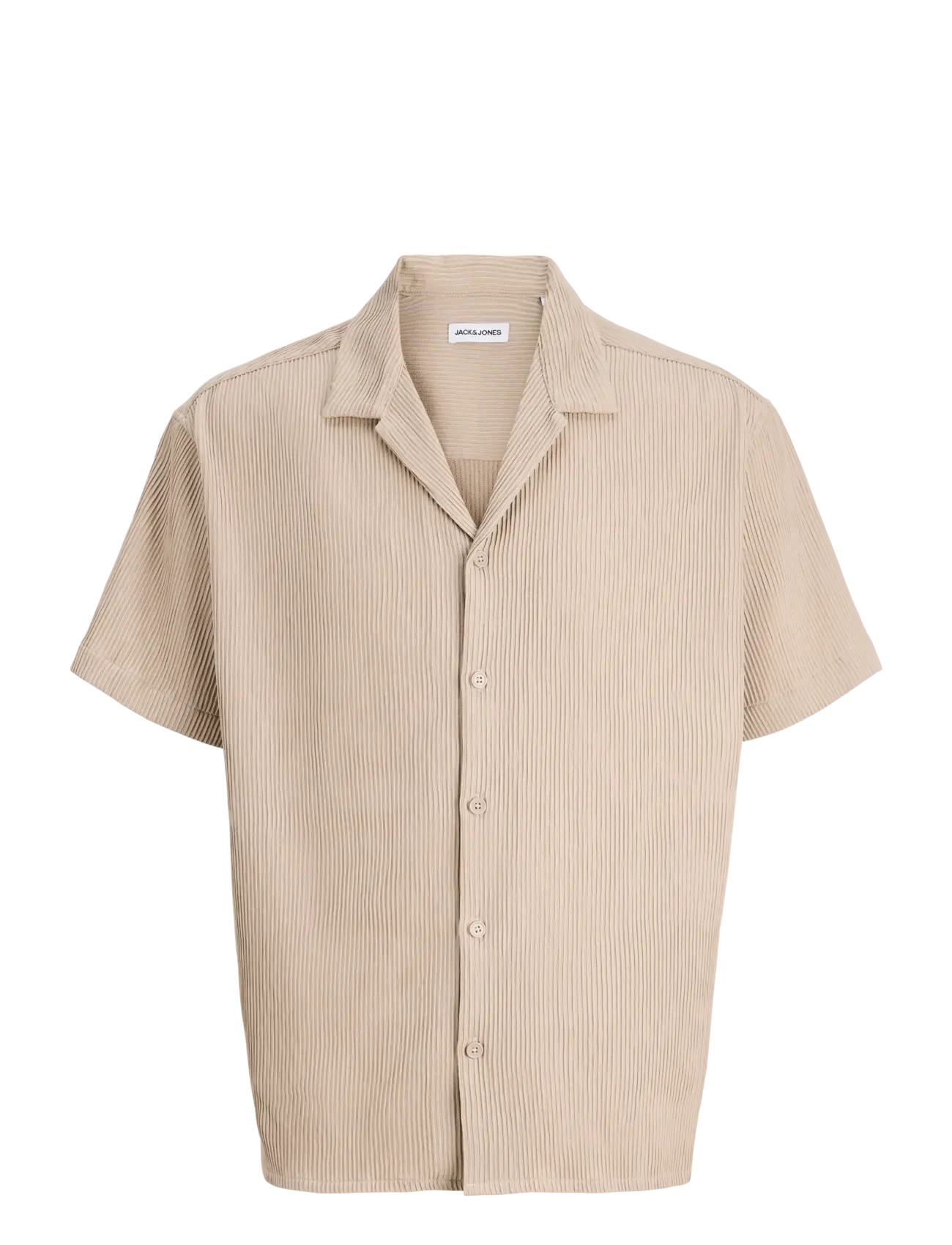 JACK & JONES Jjeharrison Resort Shirt Ss Sn Beige - S - Herren