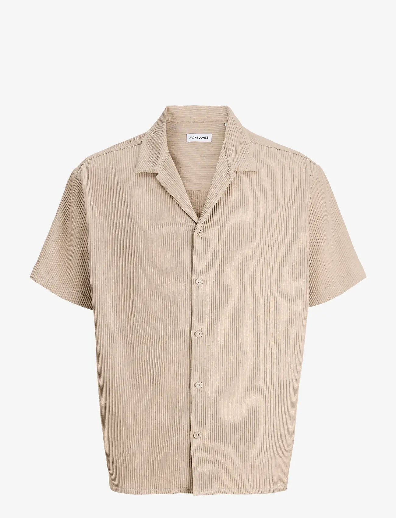 Jack & Jones - JJEHARRISON RESORT SHIRT SS SN - kortærmede skjorter - string - 1