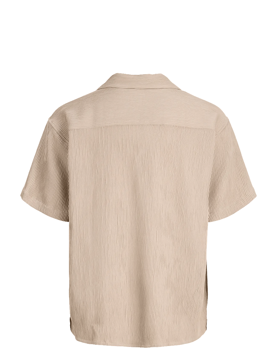 Jack & Jones - JJEHARRISON RESORT SHIRT SS SN - kortærmede skjorter - string - 2