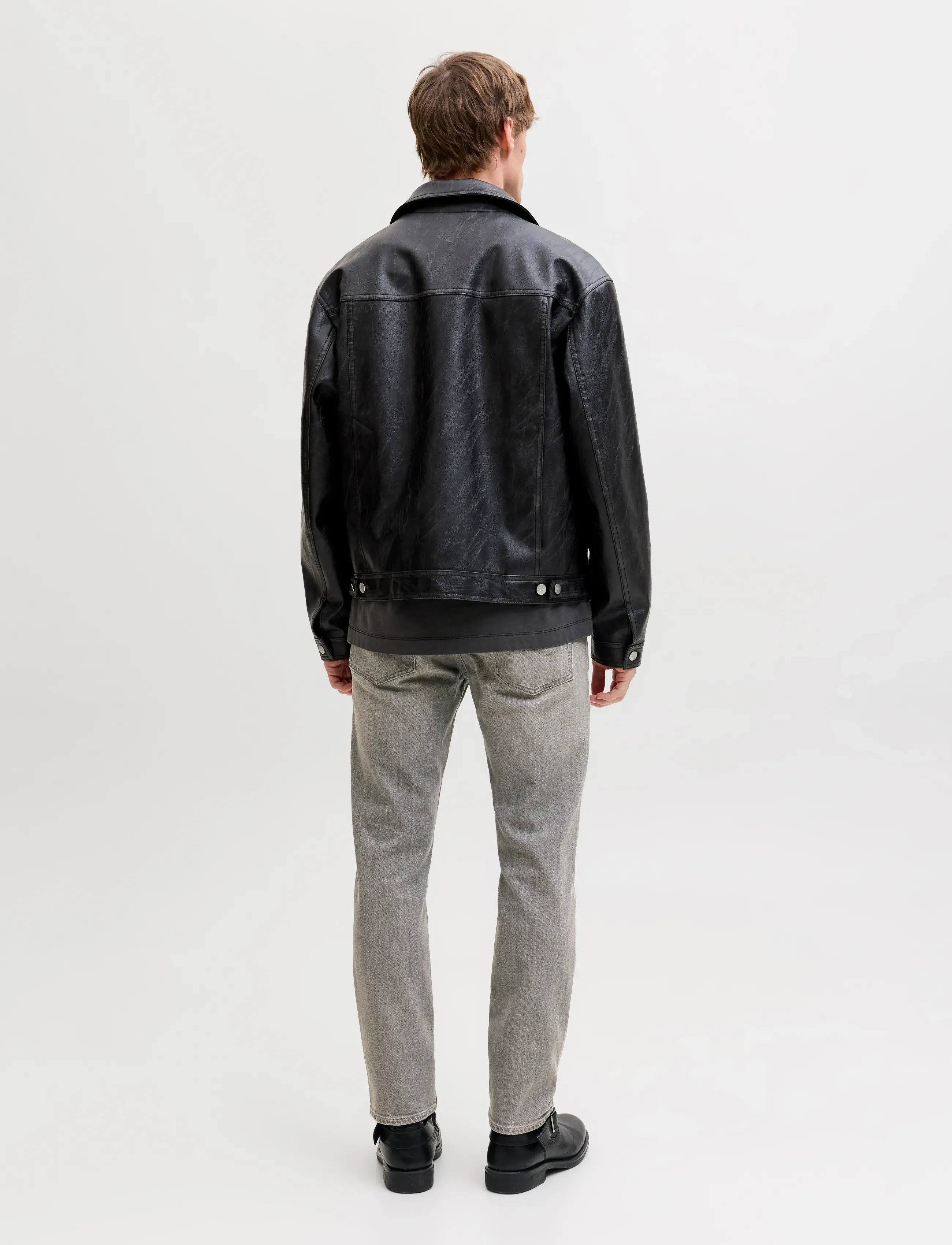 Jack & Jones - JJICLARK JJORGINAL AM 423 NOOS - tapered jeans - grey denim - 3