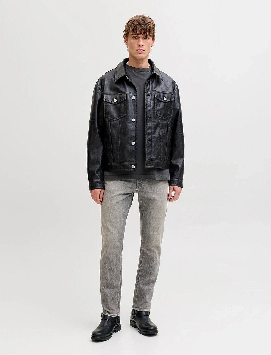 Jack & Jones - JJICLARK JJORGINAL AM 423 NOOS - tapered jeans - grey denim - 4