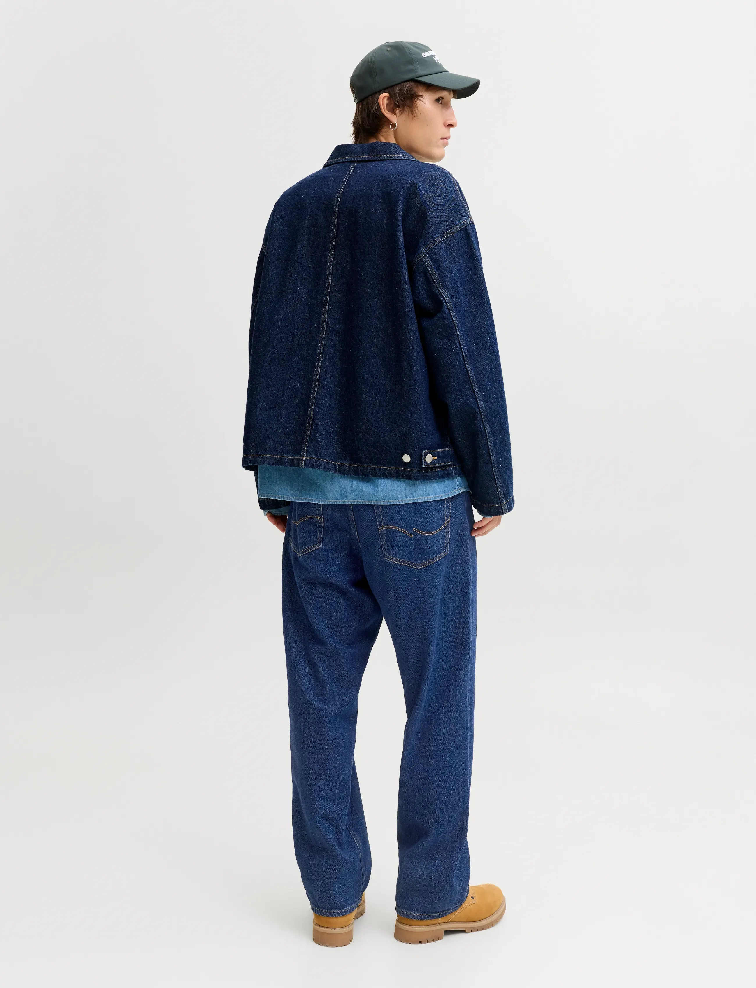 Jack & Jones - JJIALEX JJBASIC AT 637 NOOS - loose jeans - blue denim - 3