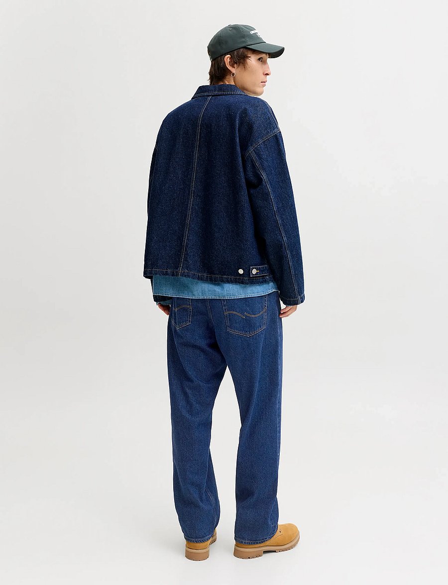 Jack & Jones - JJIALEX JJBASIC AT 637 NOOS - loose jeans - blue denim - 3