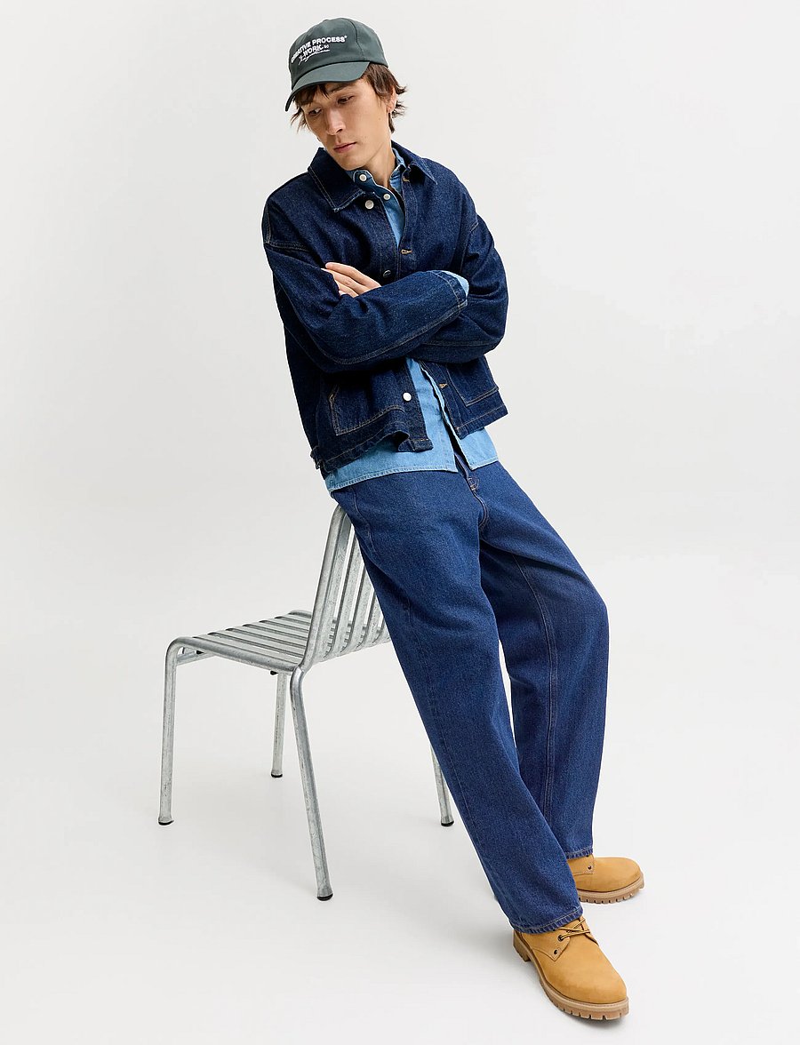 Jack & Jones - JJIALEX JJBASIC AT 637 NOOS - loose jeans - blue denim - 5