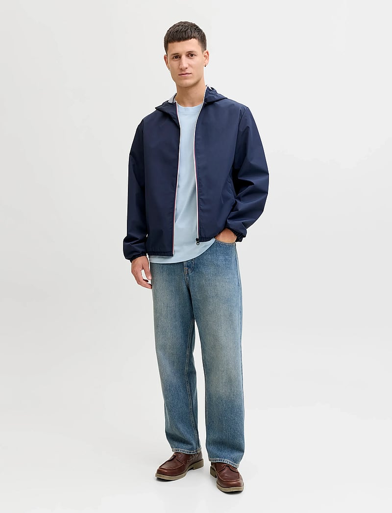 Jack & Jones - JJJAKE LIGHT JACKET - vårjackor - navy blazer - 4