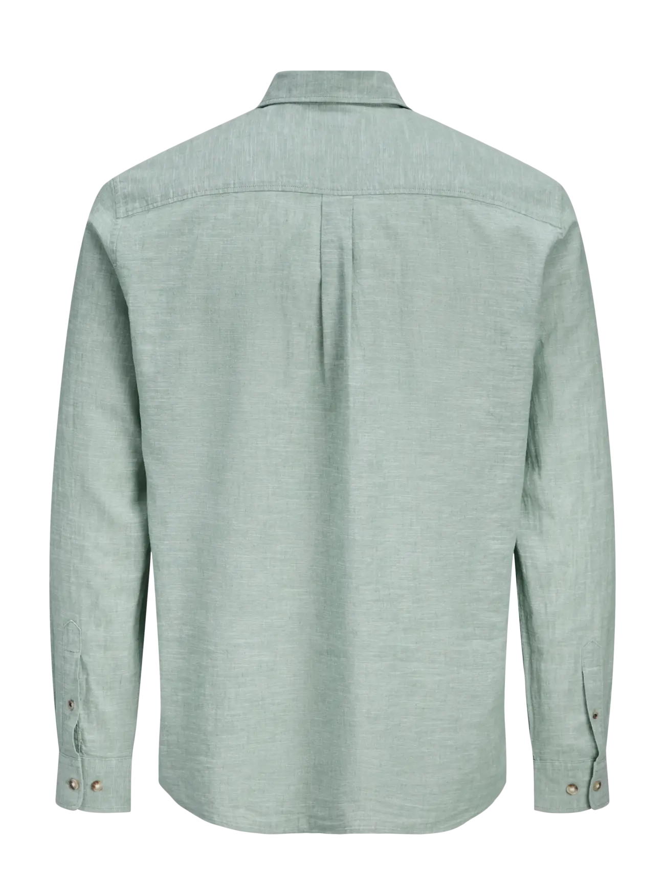 Jack & Jones - JJESUMMER LINEN BLEND SHIRT L/S SN - hørskjorter - granite green - 2