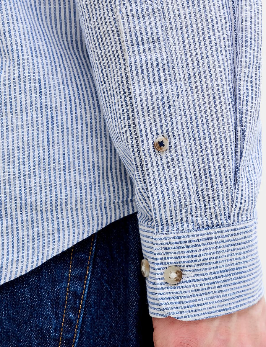 Jack & Jones - JJESUMMER LINEN BLEND SHIRT L/S SN - linen shirts - infinity - 4