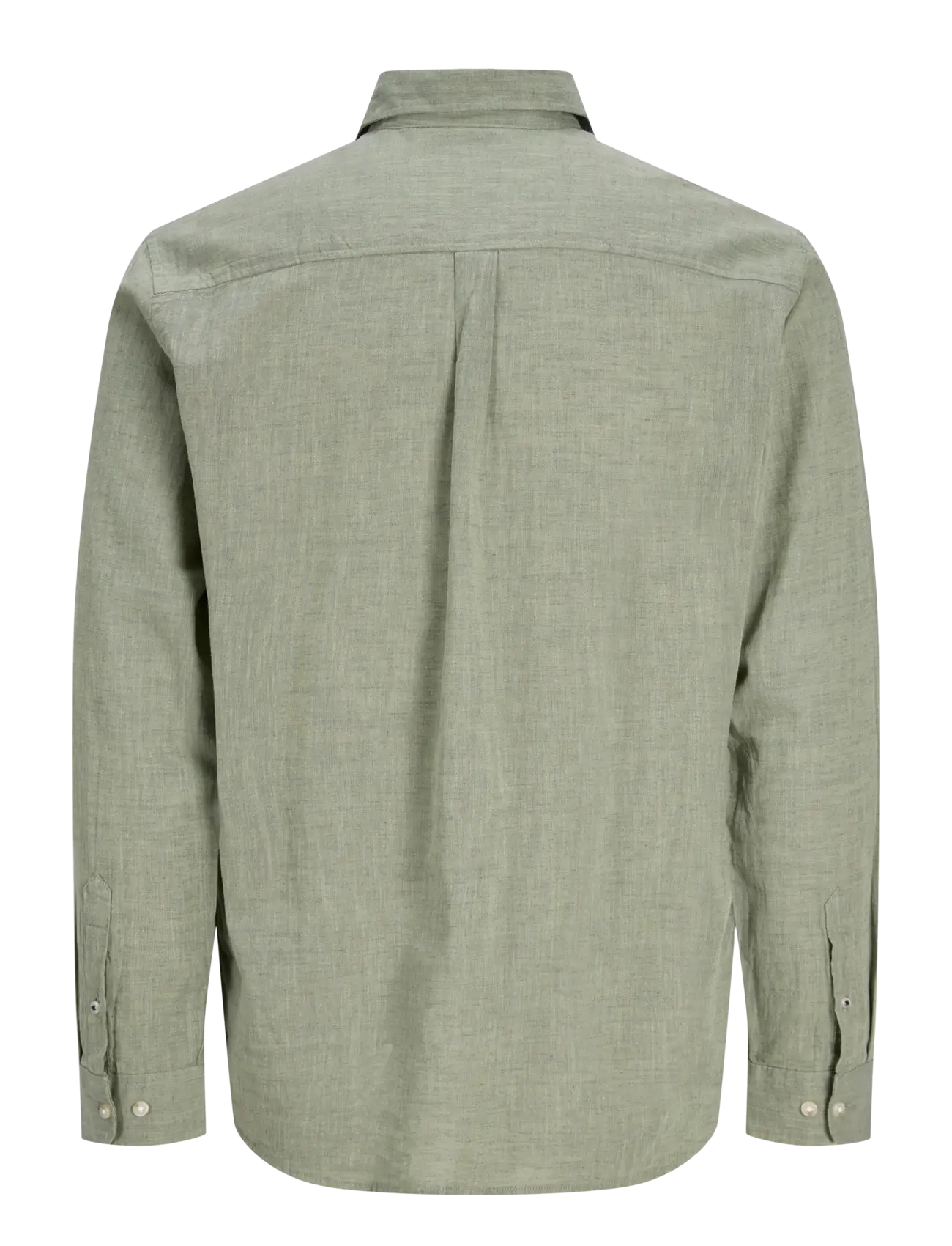 Jack & Jones - JJESUMMER LINEN BLEND SHIRT L/S SN - hørskjorter - new sage - 2