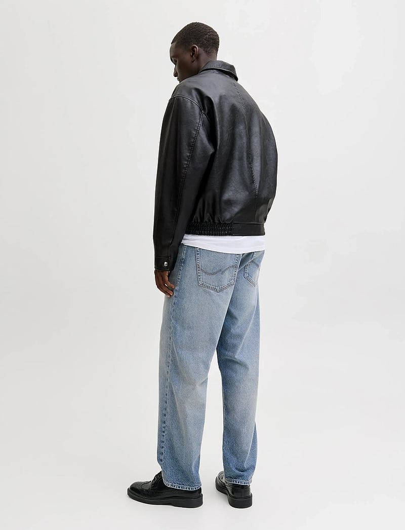 Jack & Jones - JJLEON PU BOMBER - pavasara jakas - black - 3