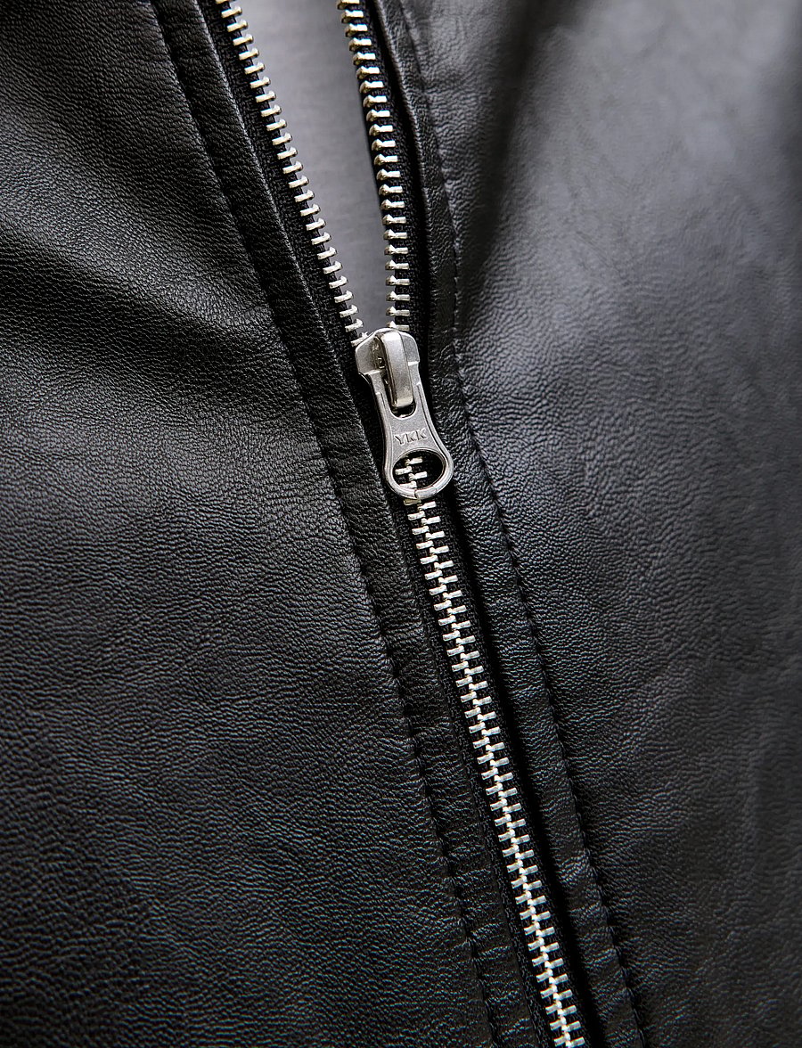 Jack & Jones - JJLEON PU BOMBER - forårsjakker - black - 5