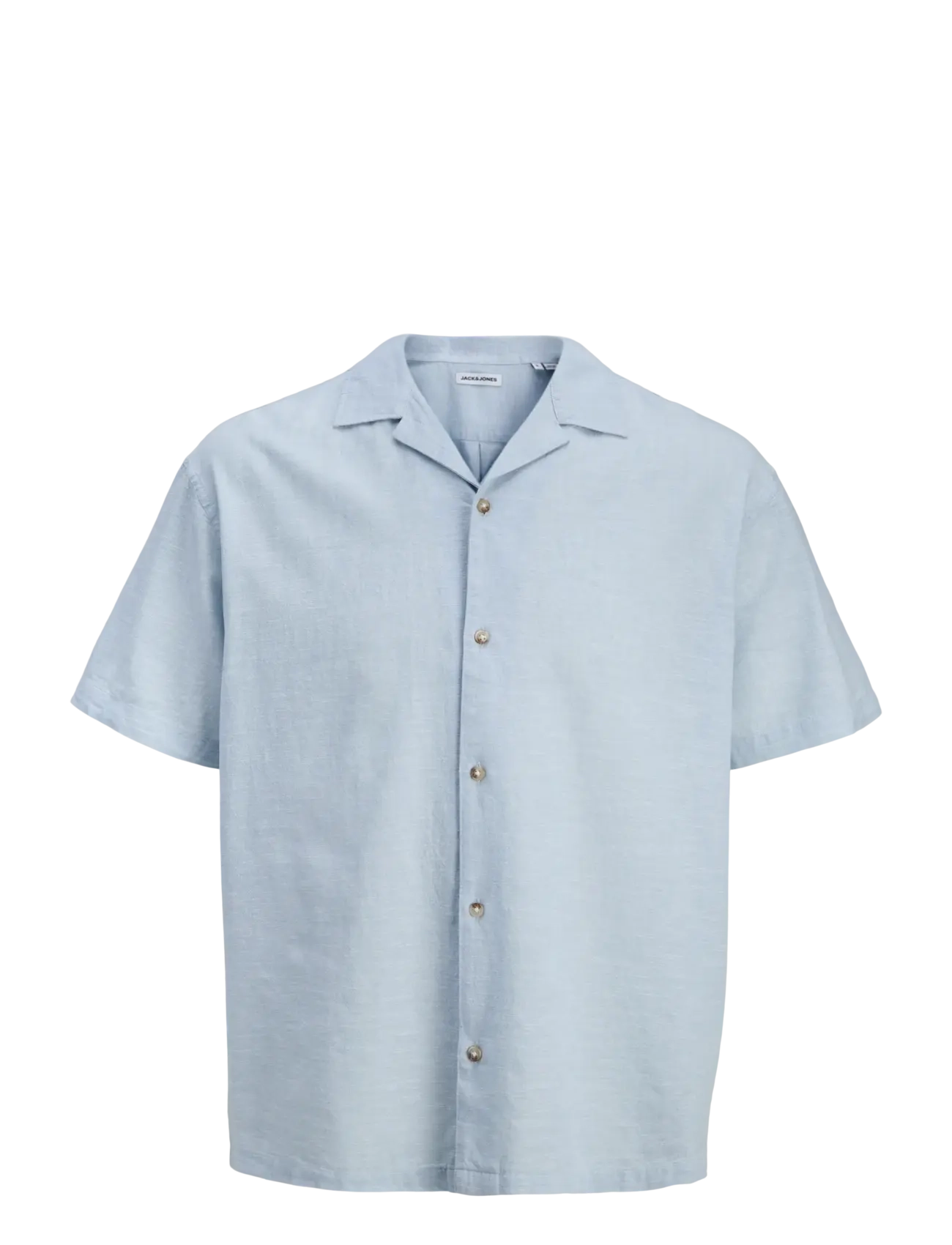 Jack & Jones JJESUMMER LINEN BLEND RESORT SHIRT SS SN - Skjorter - CELESTIAL BLUE / blue
