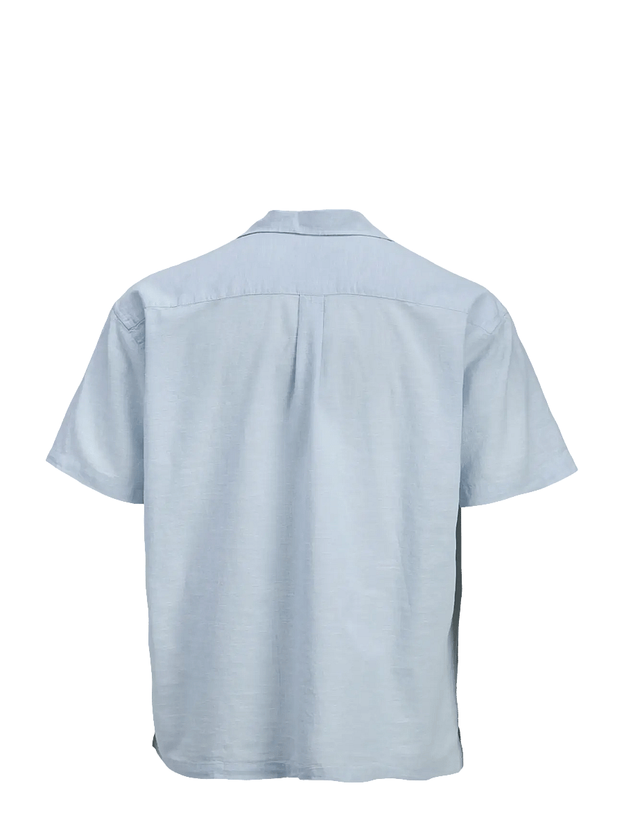 Jack & Jones - JJESUMMER LINEN BLEND RESORT SHIRT SS SN - linen shirts - celestial blue - 2