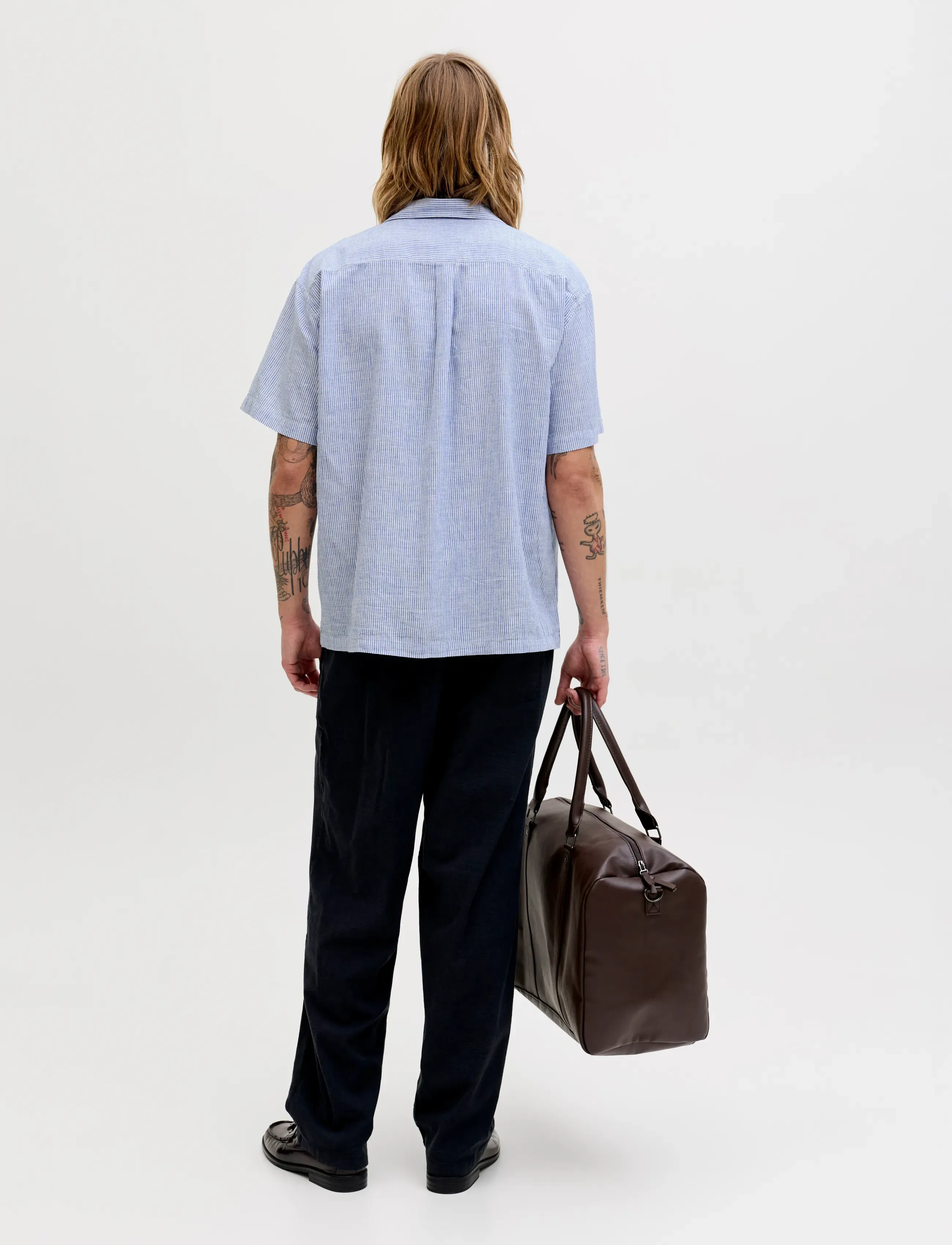 Jack & Jones - JJESUMMER LINEN BLEND RESORT SHIRT SS SN - leinenhemden - infinity - 2