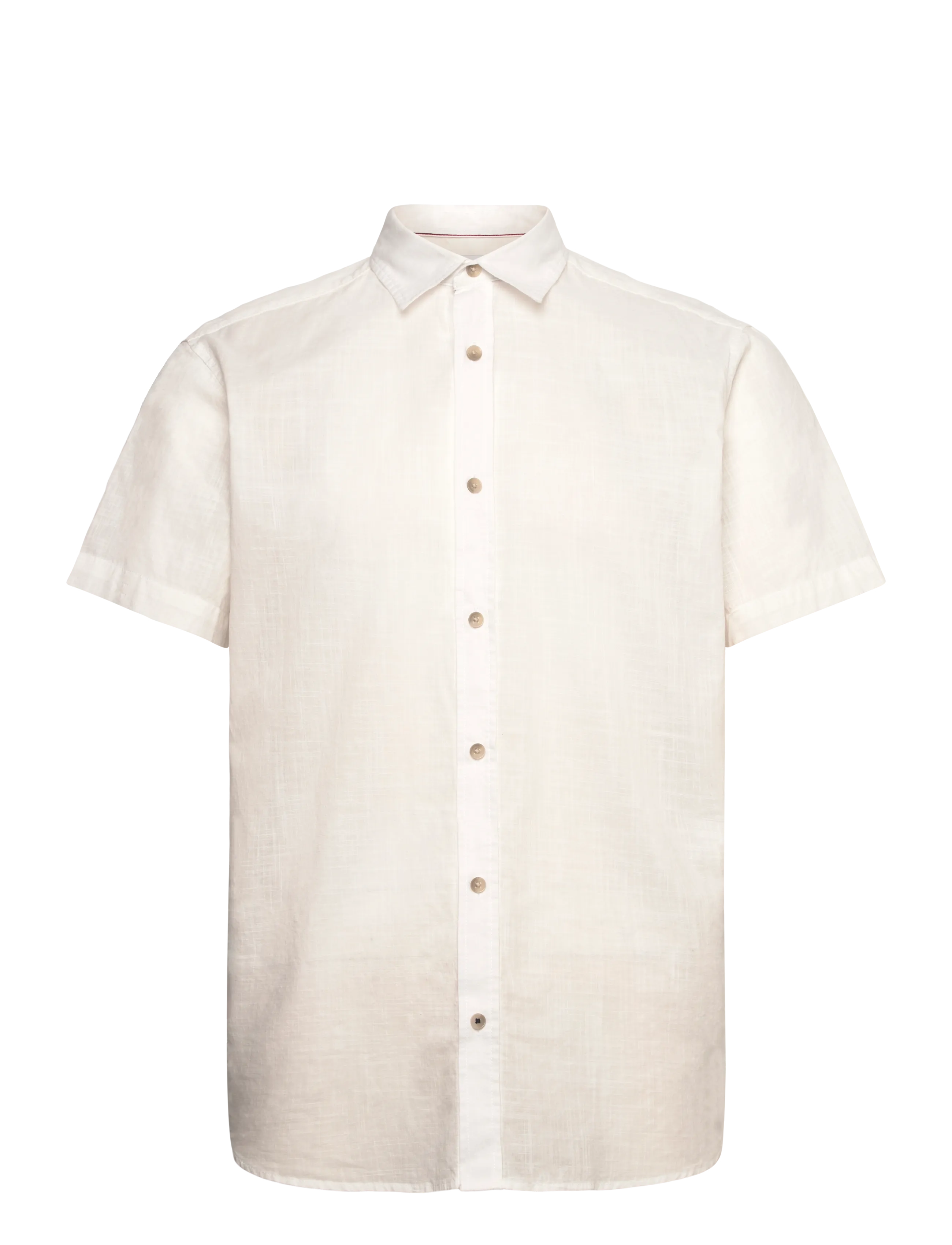 Jack & Jones JJHENRY SLUB SHIRT SS - Jack & Jones - BRIGHT WHITE / white