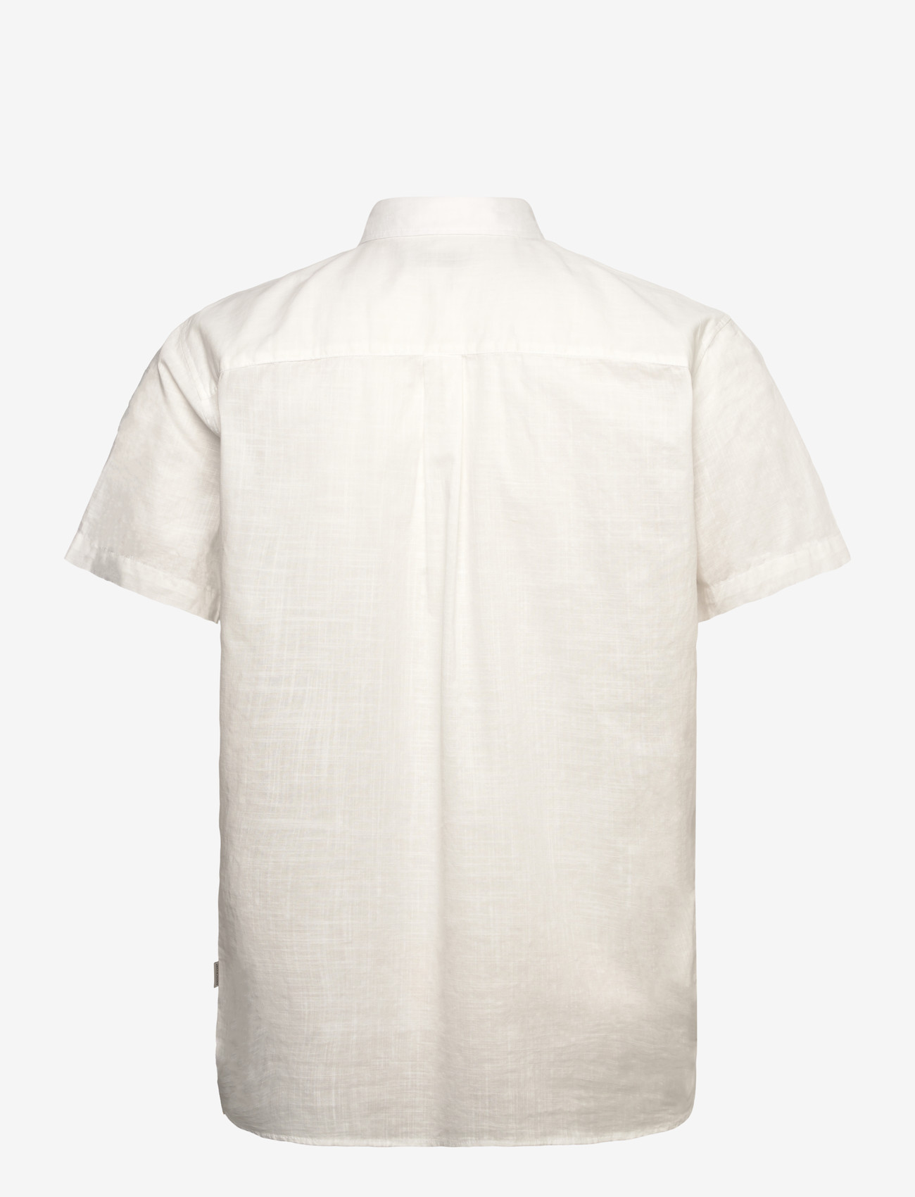 Jack & Jones - JJHENRY SLUB SHIRT SS - kortærmede skjorter - bright white - 1
