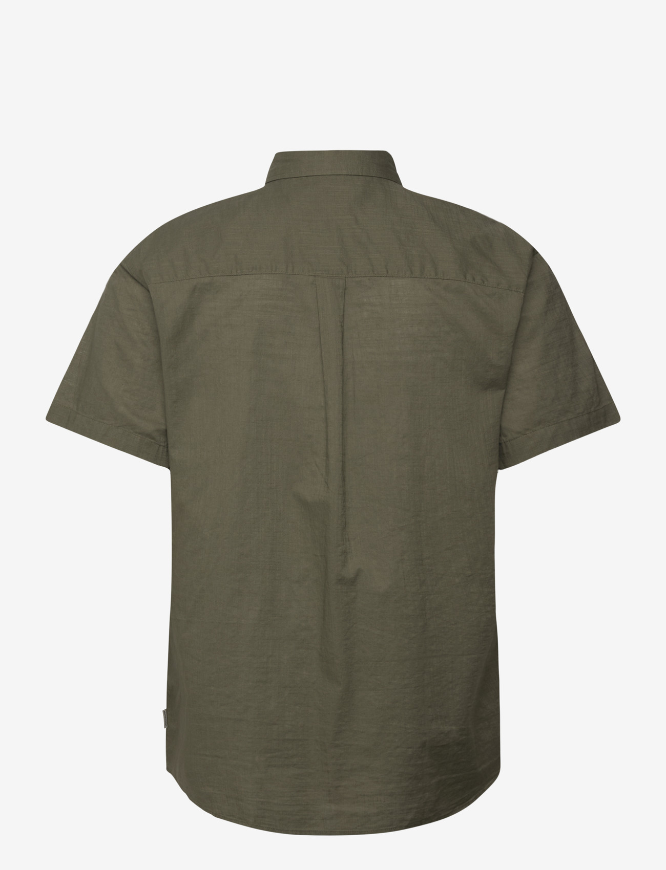 Jack & Jones - JJHENRY SLUB SHIRT SS - kortærmede skjorter - dusty olive - 1