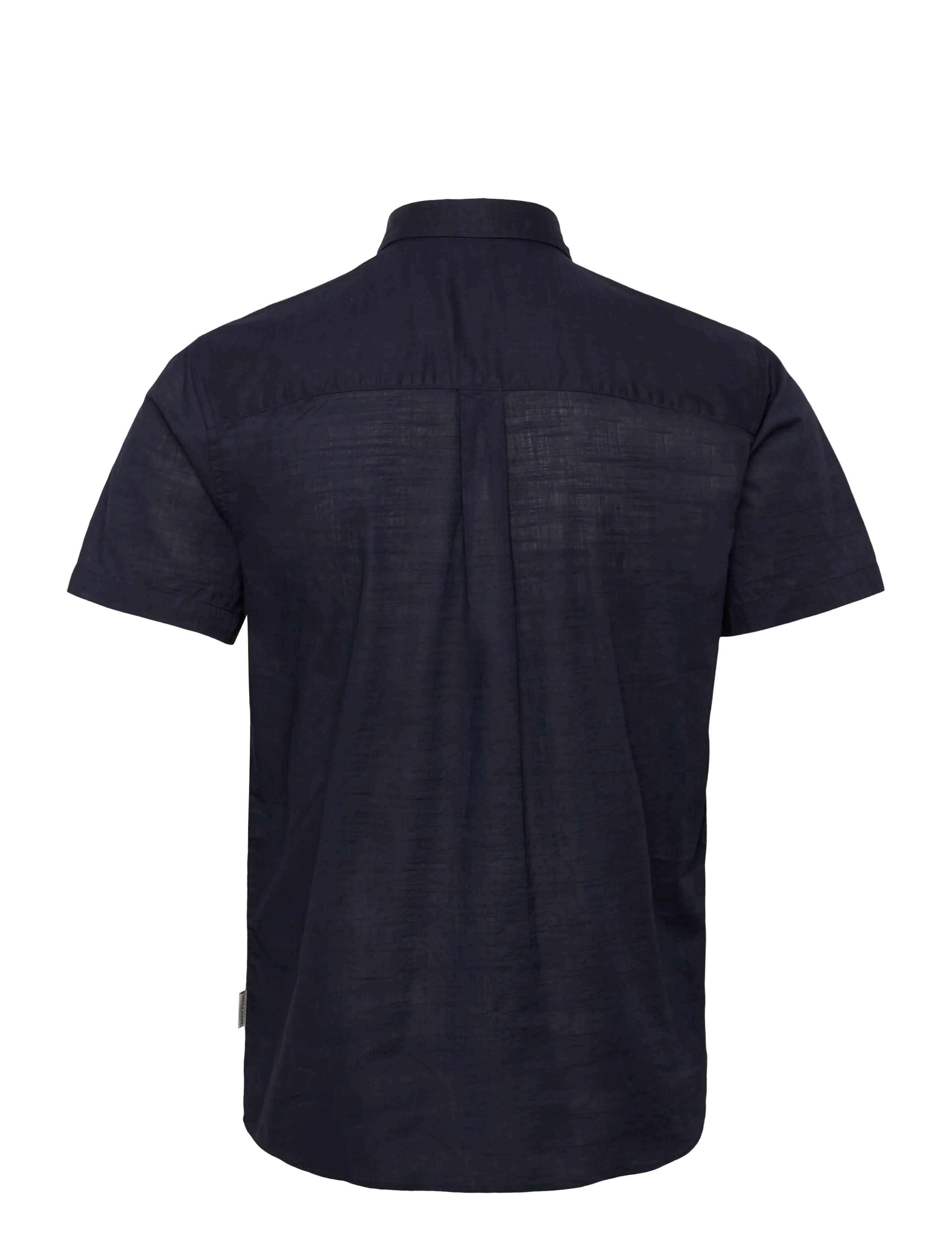 Jack & Jones - JJHENRY SLUB SHIRT SS - kurzarmhemden - navy blazer - 1