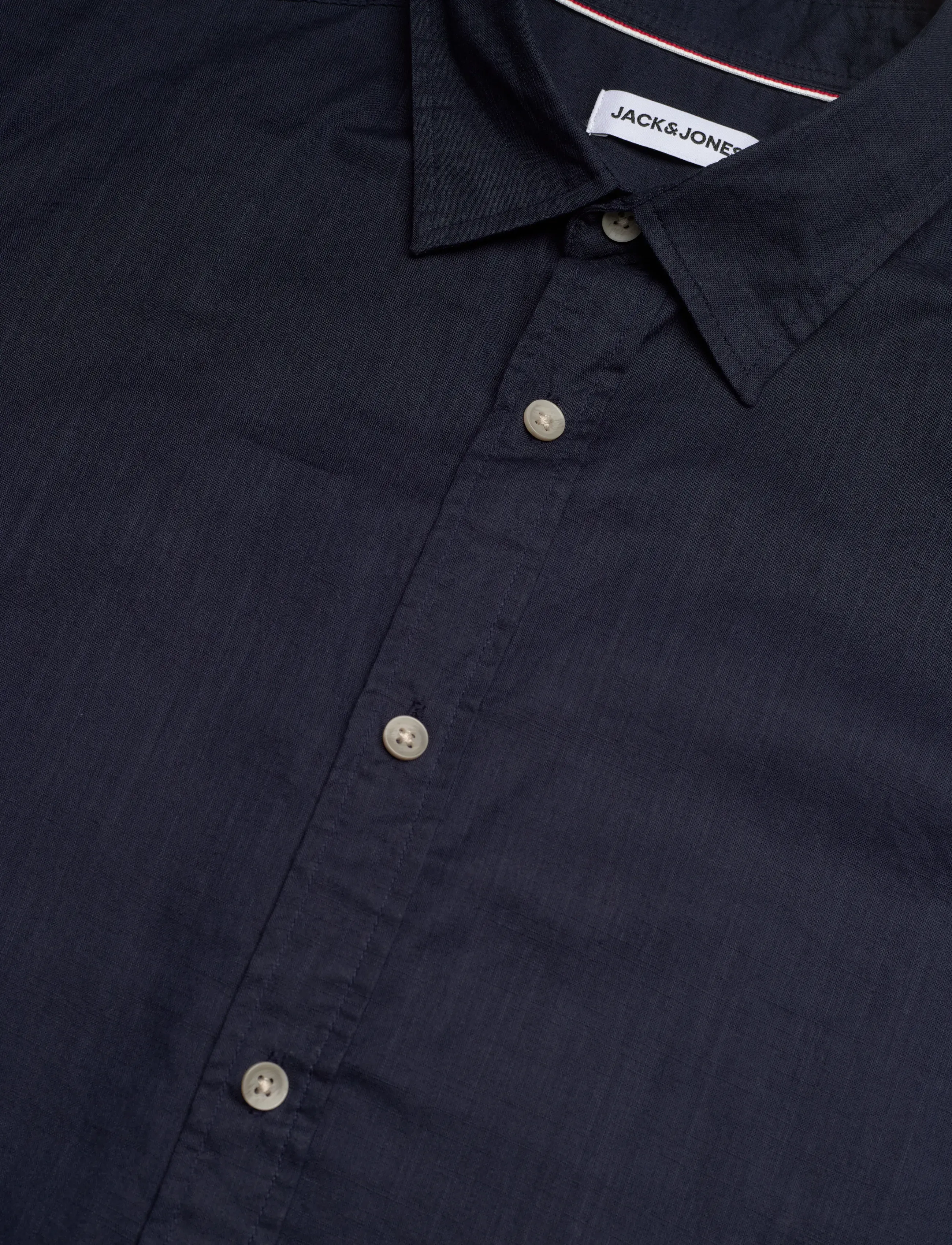 Jack & Jones - JJHENRY SLUB SHIRT SS - kurzarmhemden - navy blazer - 3