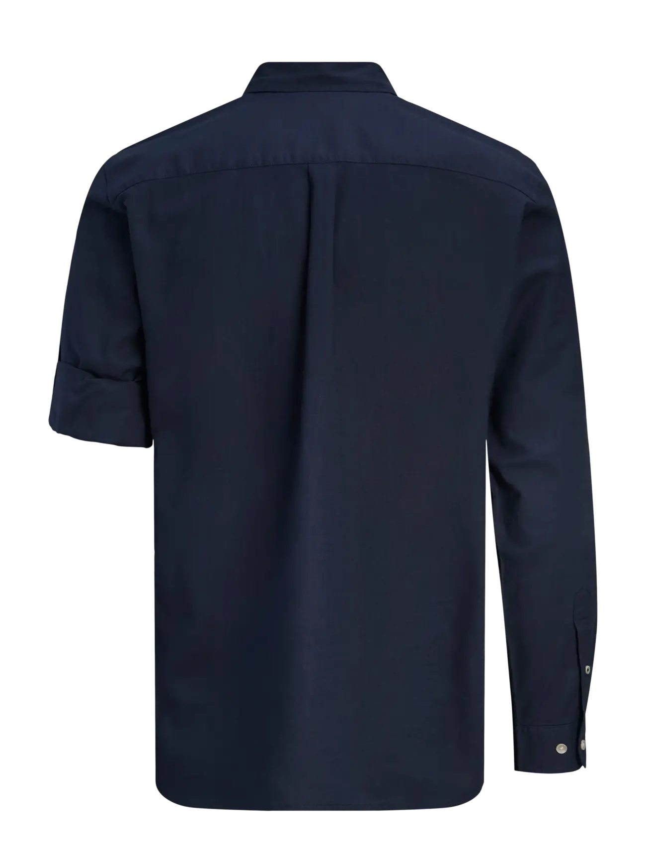 Jack & Jones - JJHENRY SLUB DETAIL SHIRT LS - casual skjortor - navy blazer - 2