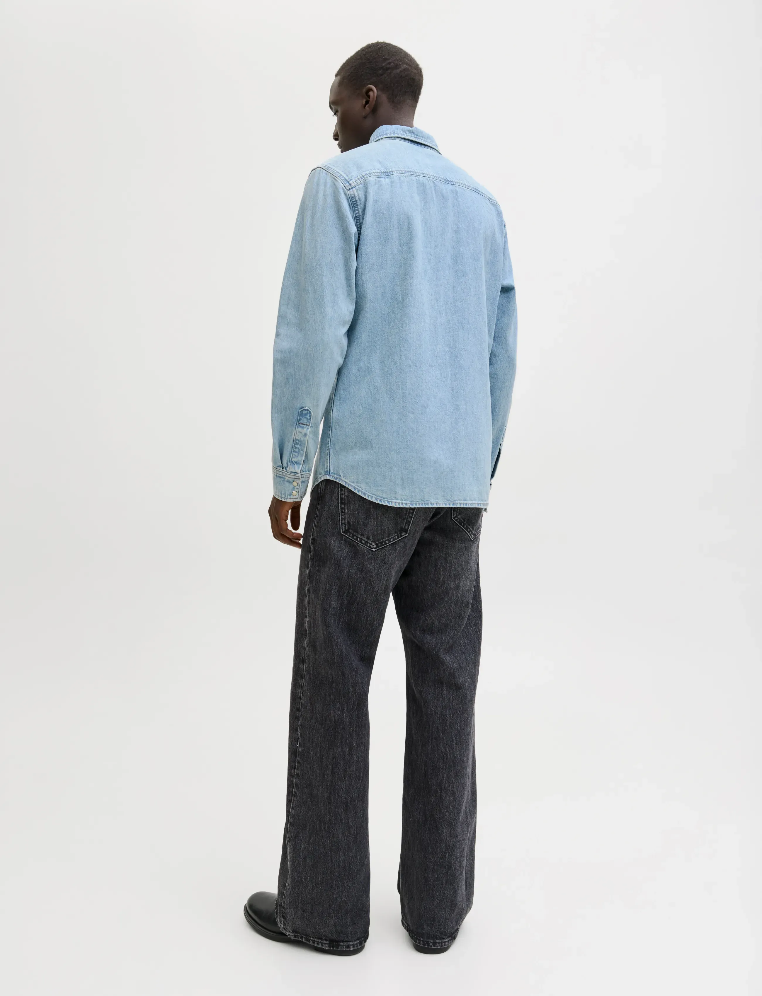 Jack & Jones - JJEWESTERN JJSHIRT AT 187 NOOS - gallaskyrtur - blue denim - 2