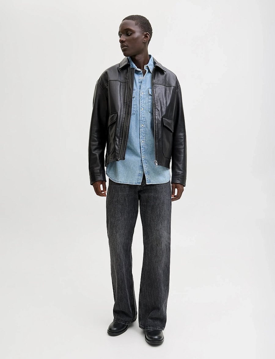 Jack & Jones - JJEWESTERN JJSHIRT AT 187 NOOS - jeanshemden - blue denim - 3