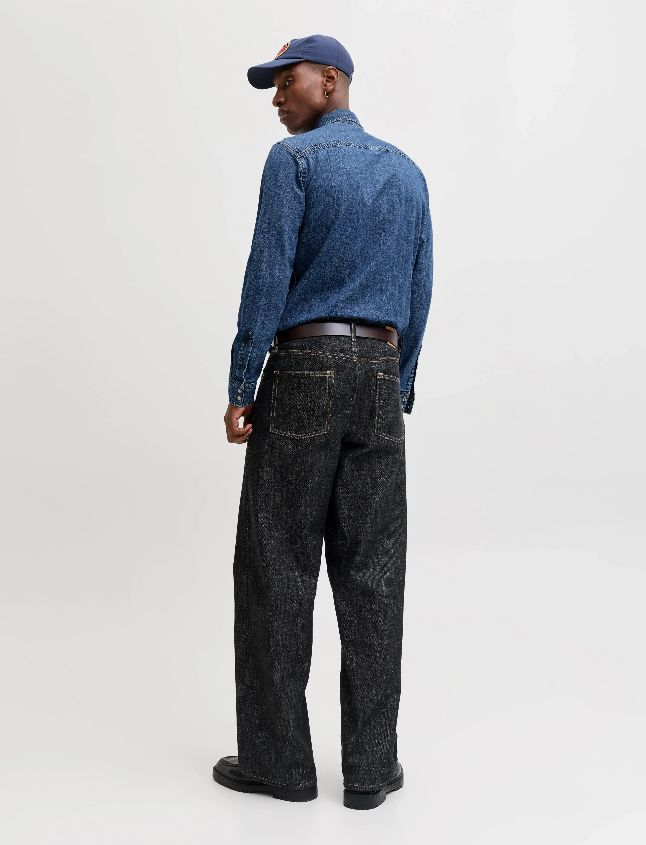 Jack & Jones - JJEWESTERN JJSHIRT AT 187 NOOS - jeansskjortor - blue denim - 2