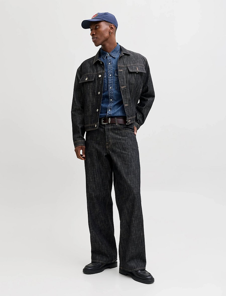 Jack & Jones - JJEWESTERN JJSHIRT AT 187 NOOS - farkkupaidat - blue denim - 3