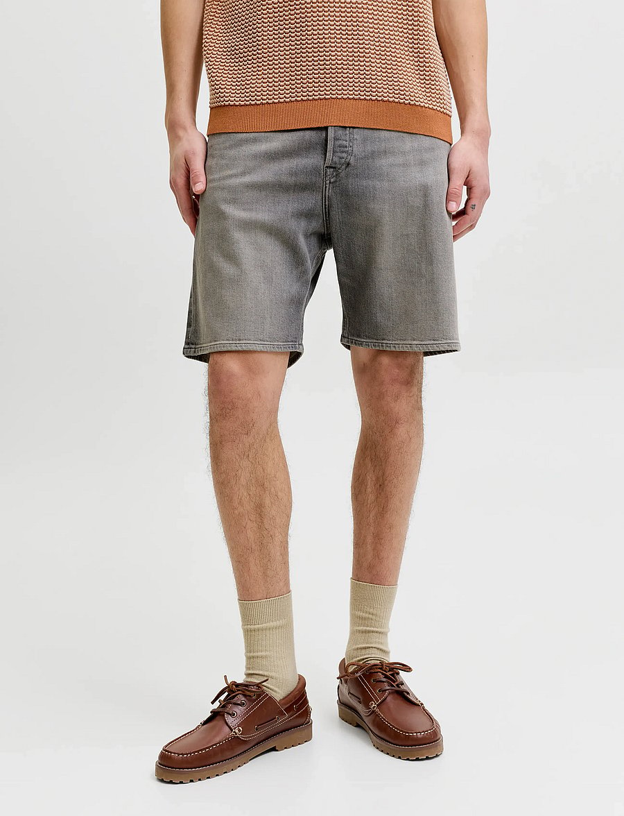 Jack & Jones - JJITONY JJORIGINAL SHORTS AM 460 SN - jorts - black denim - 0