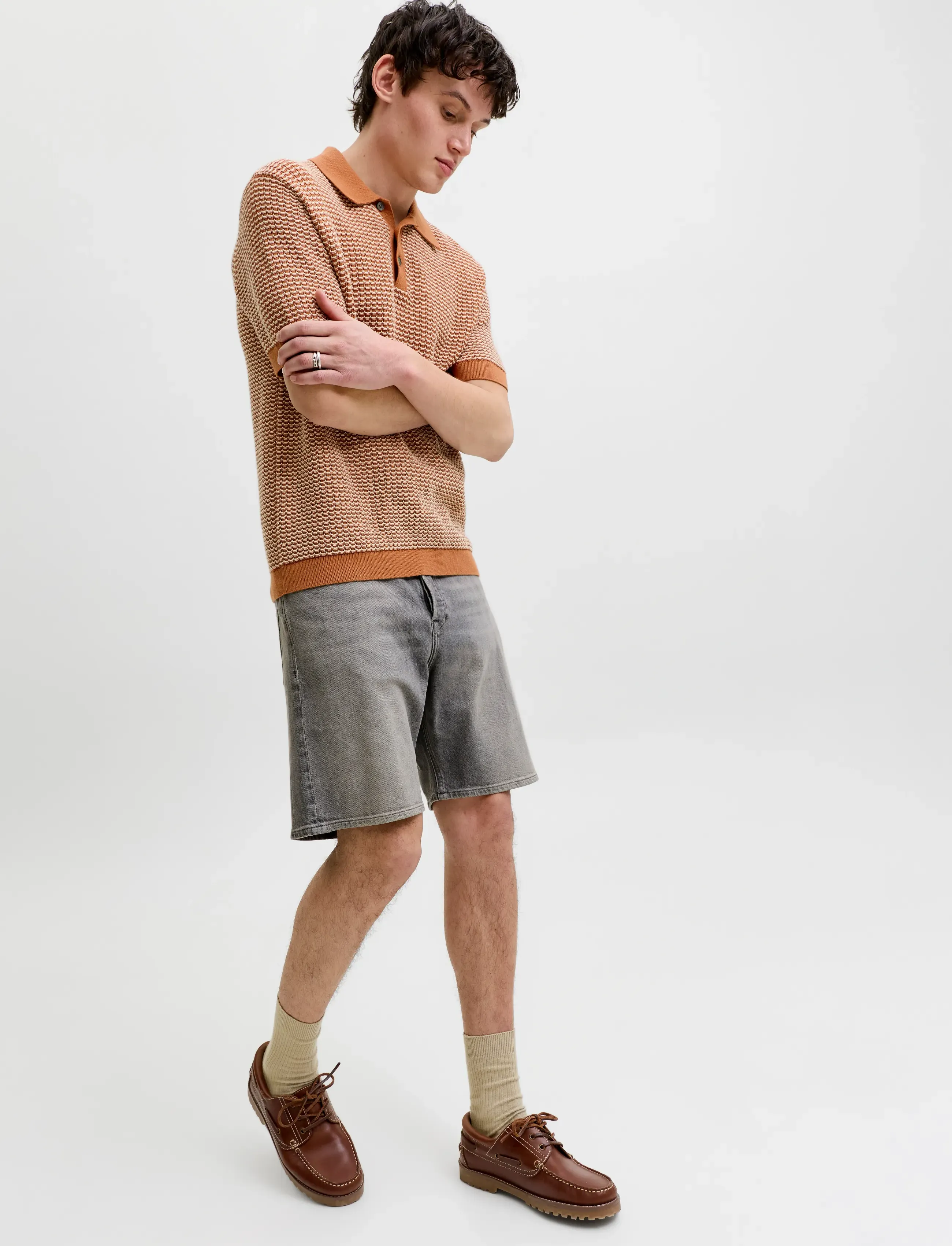 Jack & Jones - JJITONY JJORIGINAL SHORTS AM 460 SN - jorts - black denim - 5