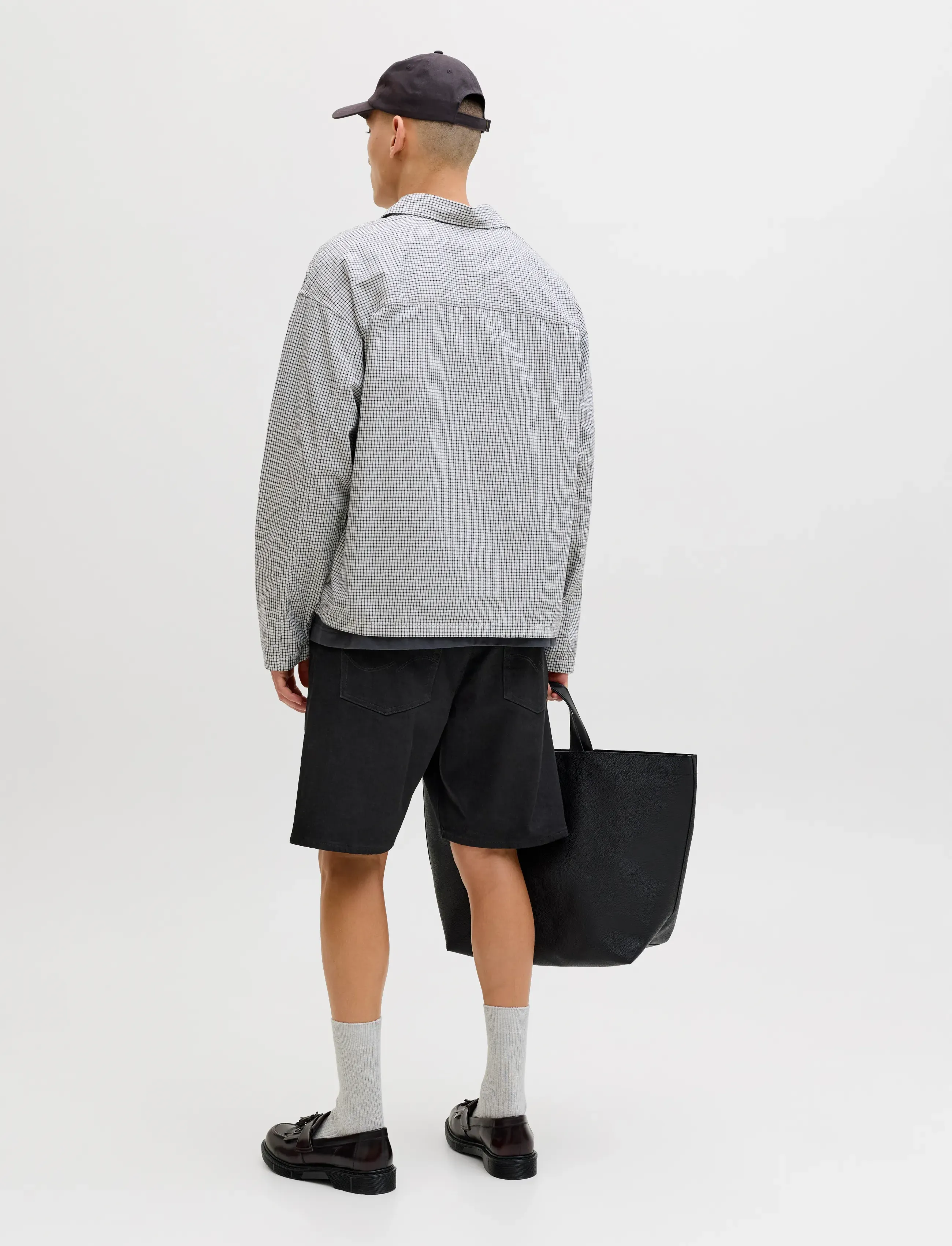 Jack & Jones - JJITONY JJORIGINAL SHORTS AM 460 SN - jorts - black denim - 3