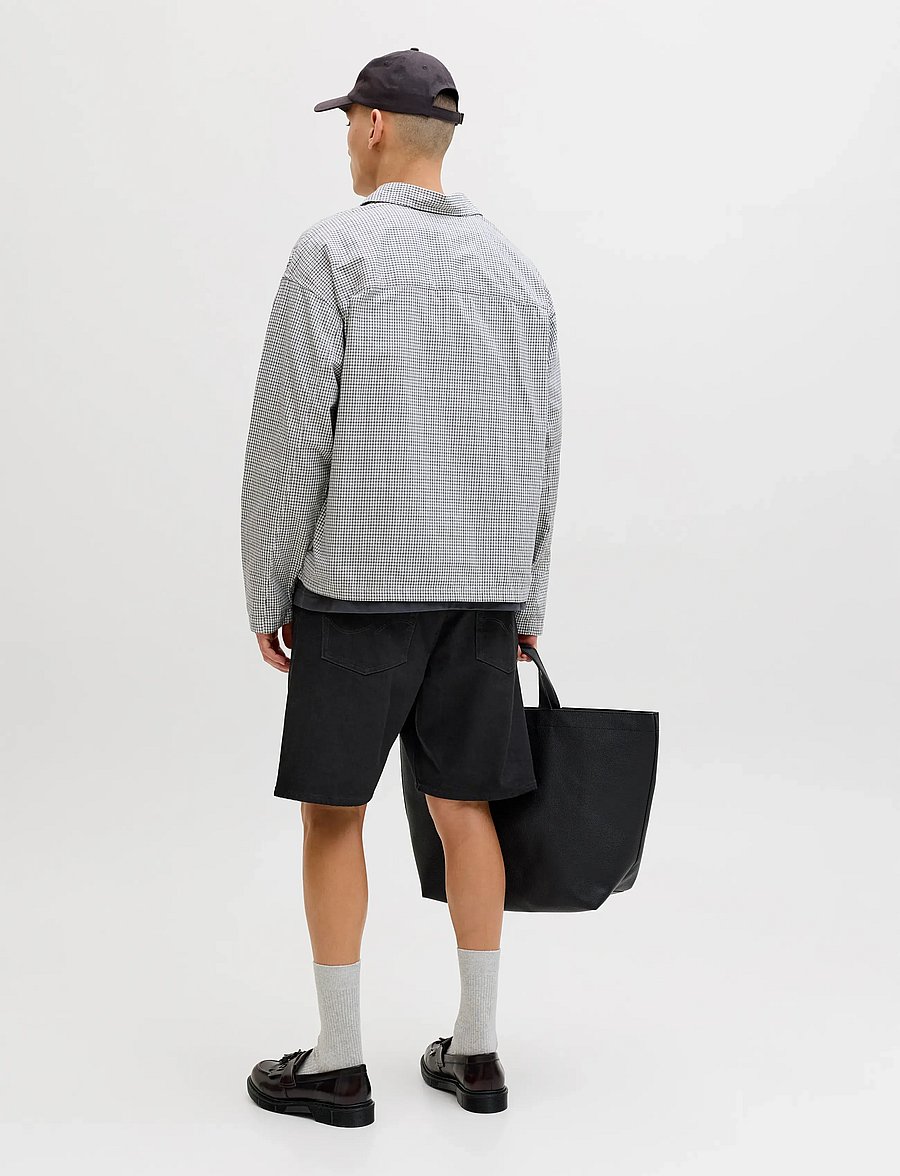 Jack & Jones - JJITONY JJORIGINAL SHORTS AM 460 SN - jorts - black denim - 3