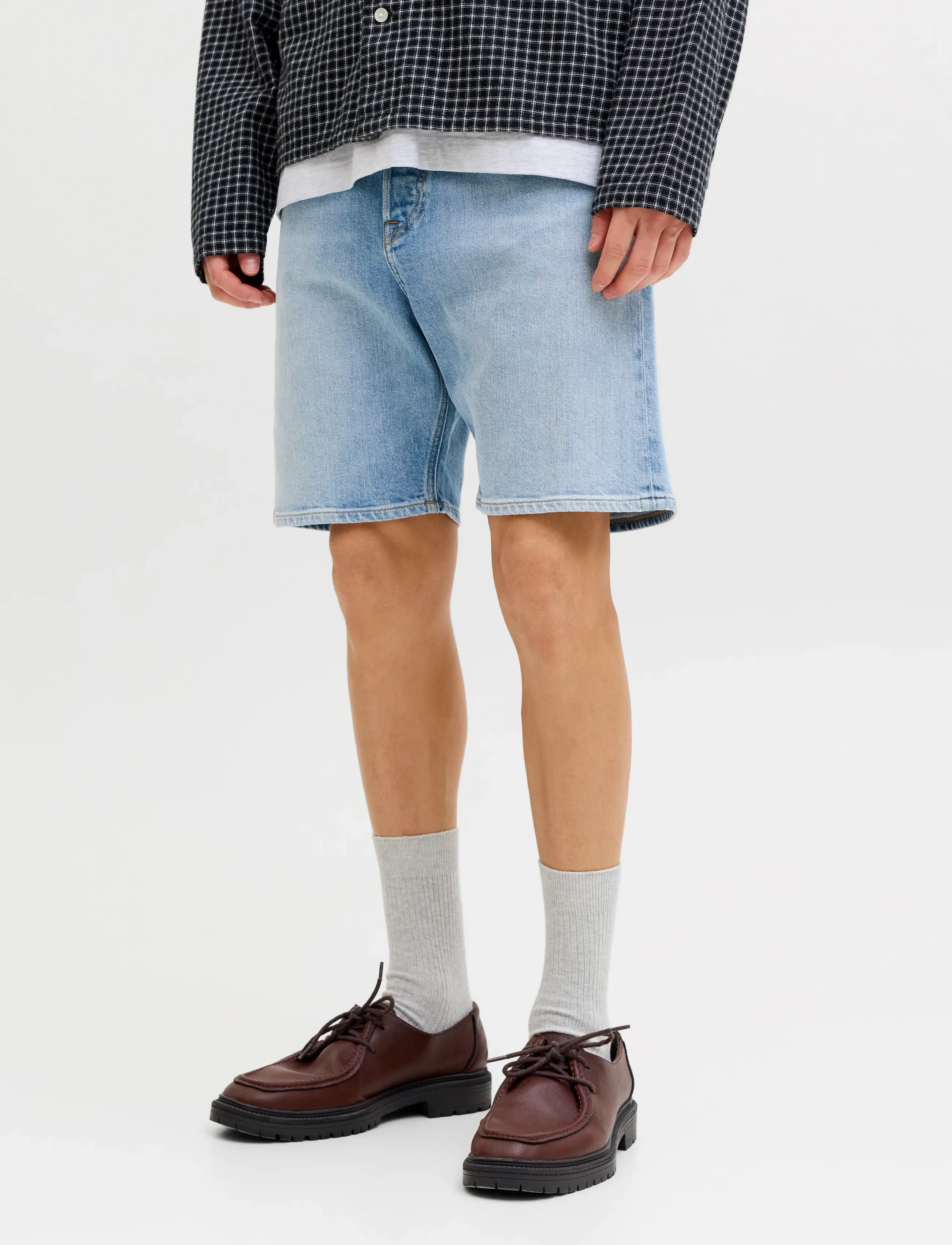 Jack & Jones JJITONY JJORIGINAL SHORTS AM 460 SN - Looks for less - BLUE DENIM / blue