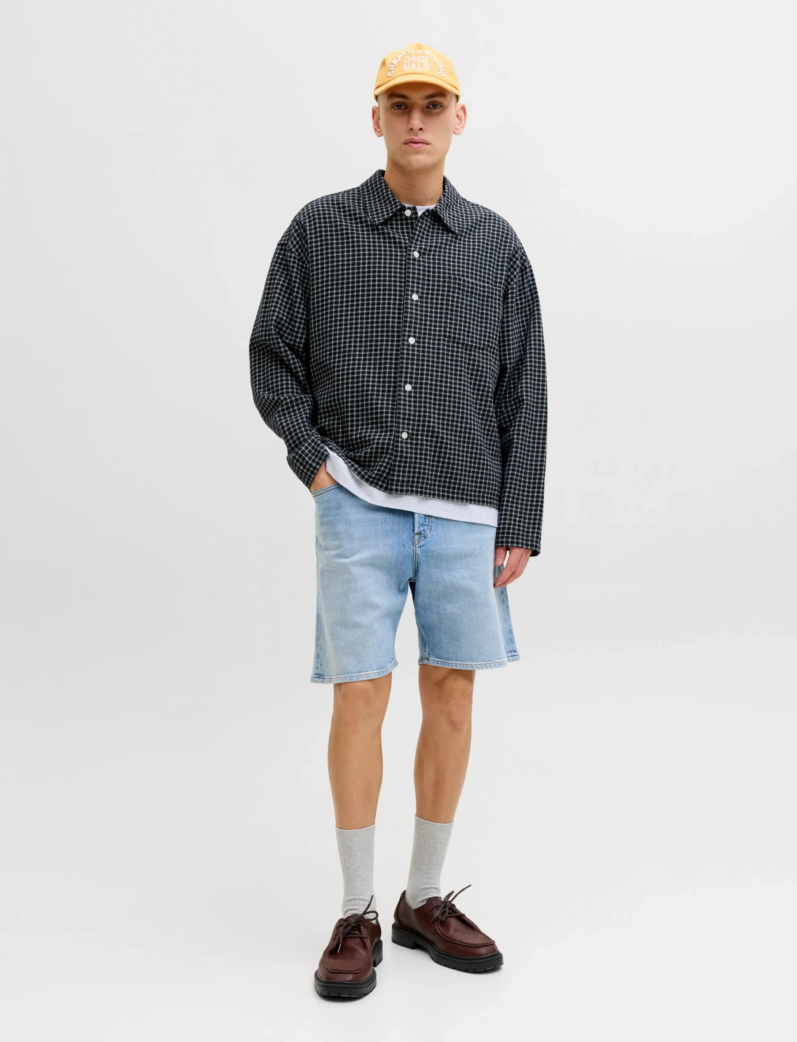 Jack & Jones - JJITONY JJORIGINAL SHORTS AM 460 SN - jorts - blue denim - 4