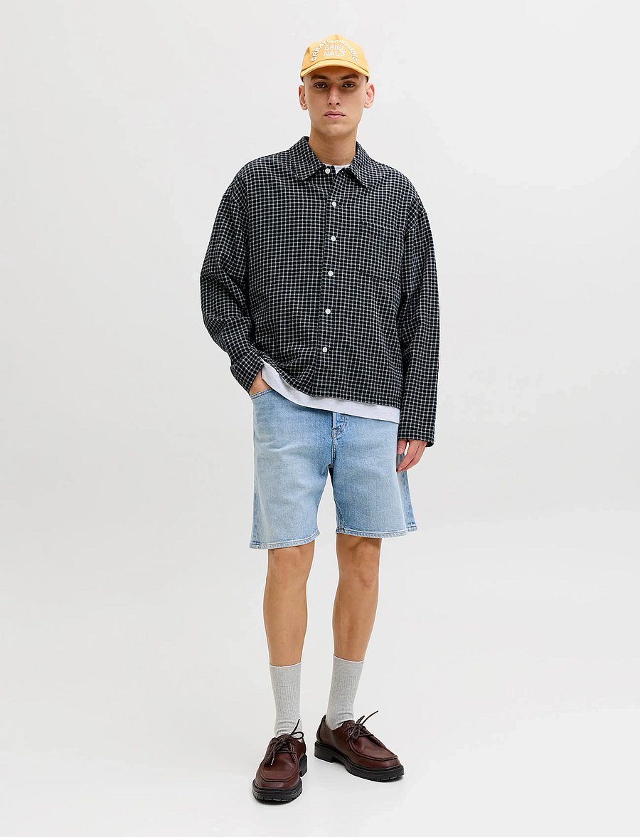 Jack & Jones - JJITONY JJORIGINAL SHORTS AM 460 SN - jorts - blue denim - 4