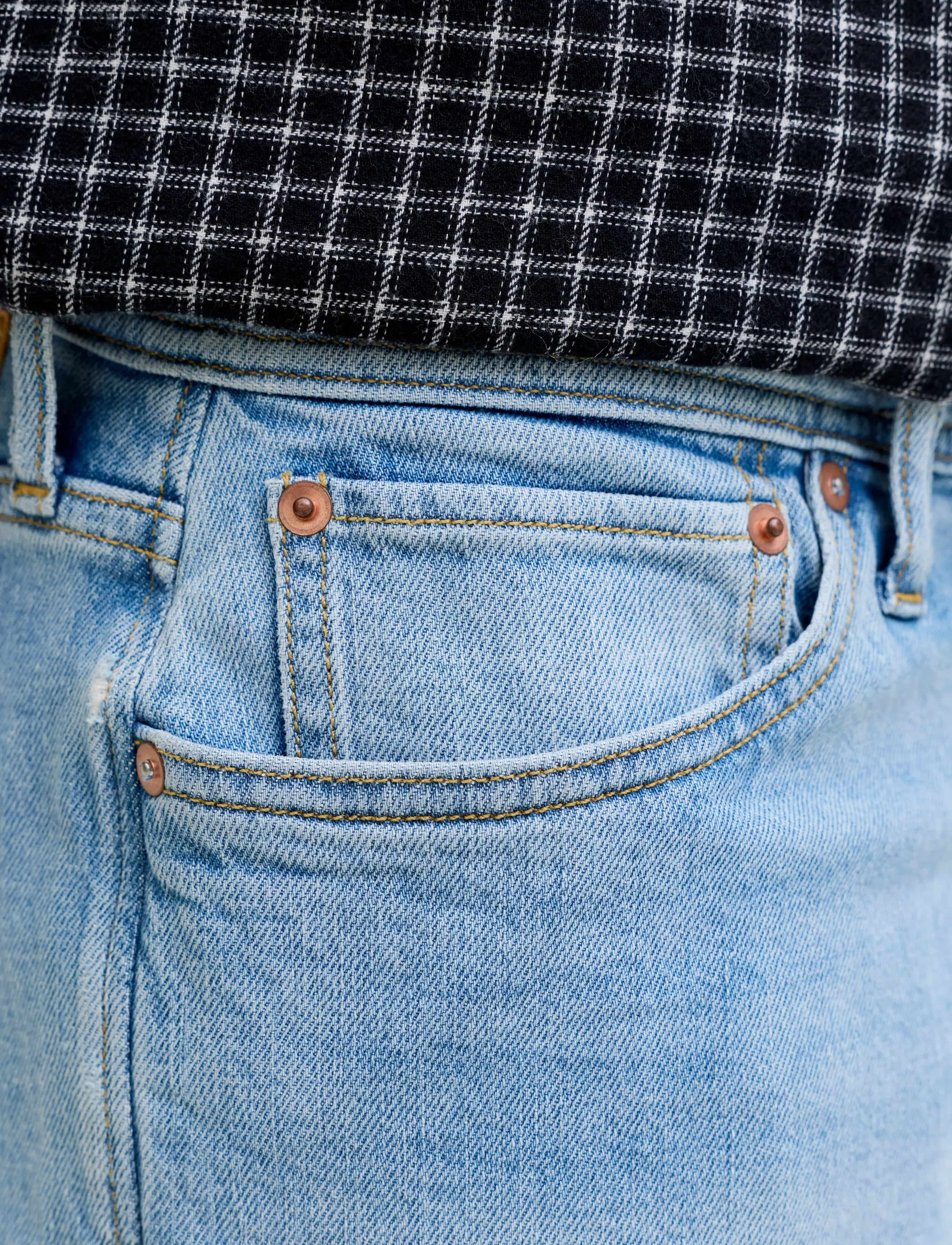 Jack & Jones - JJITONY JJORIGINAL SHORTS AM 460 SN - jorts - blue denim - 5