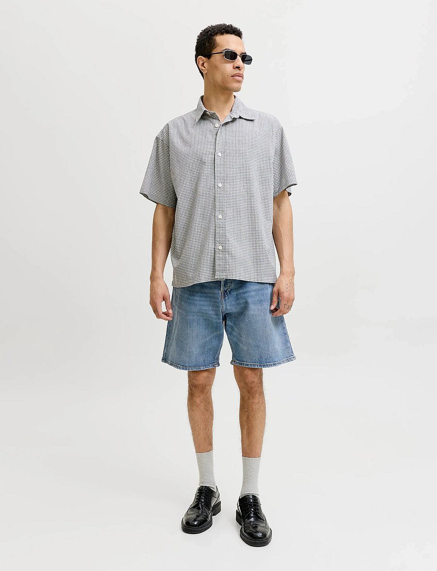 Jack & Jones - JJITONY JJORIGINAL SHORTS AM 460 SN - jorts - blue denim - 4