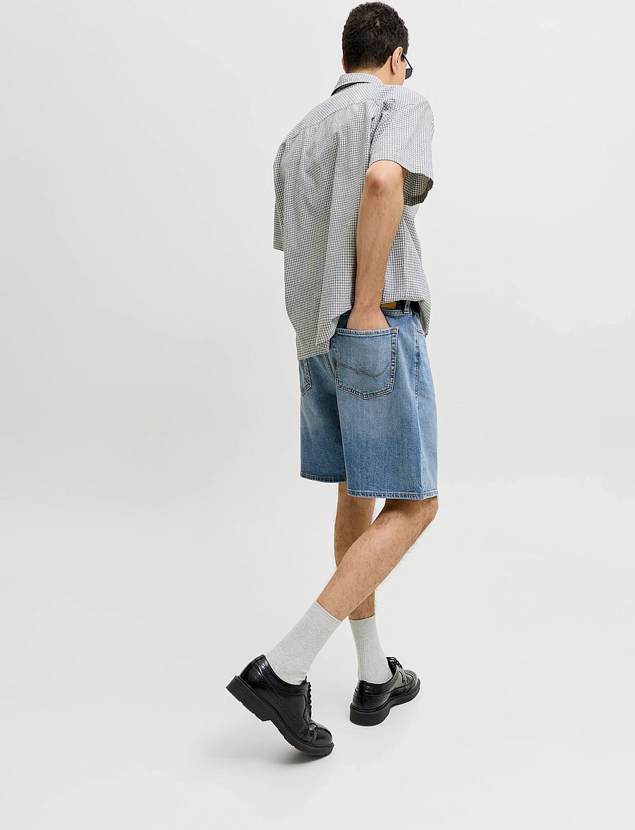 Jack & Jones - JJITONY JJORIGINAL SHORTS AM 460 SN - jorts - blue denim - 5